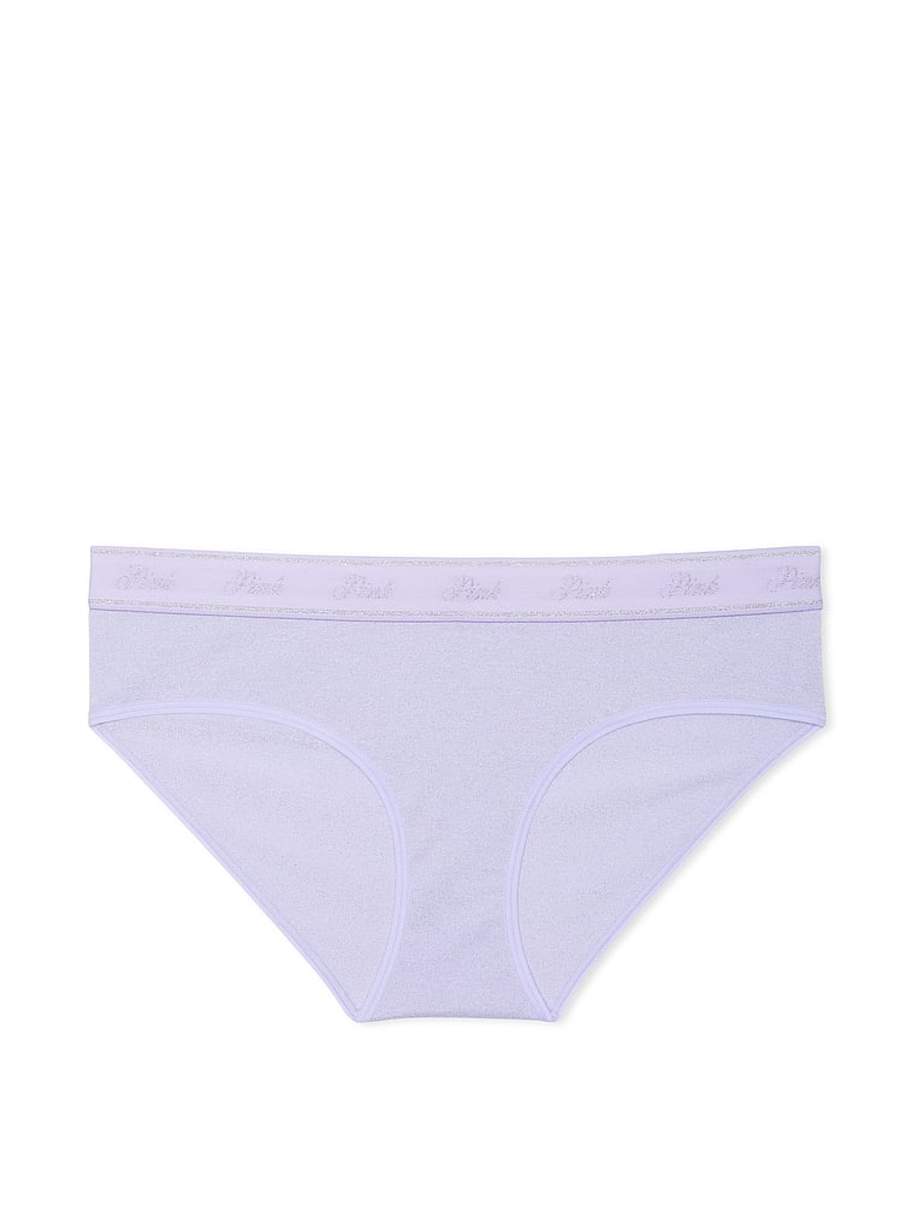 Purple Cloud Hipster Cotton Logo Shimmer Knickers - Image 3 of 3