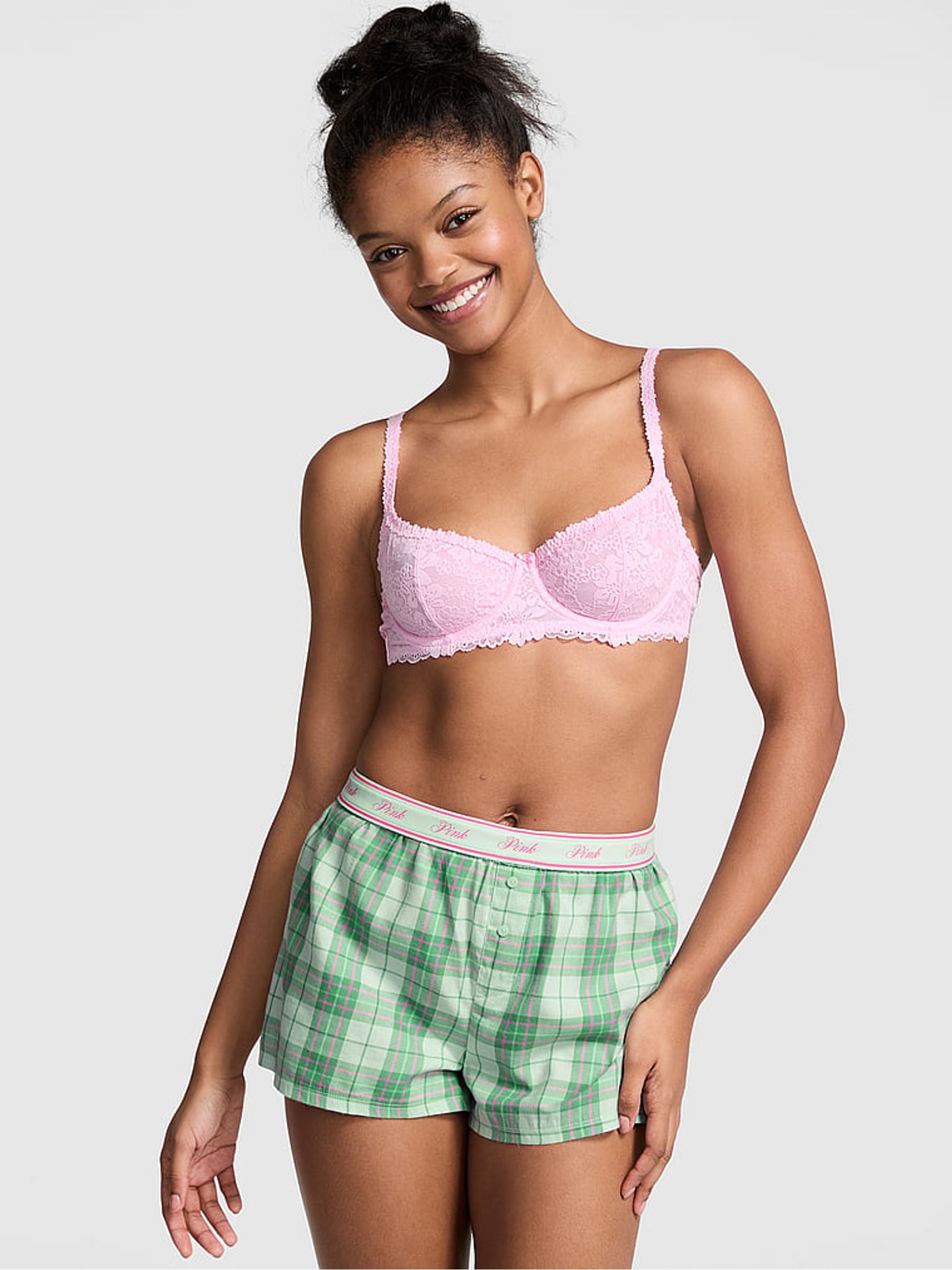 Mint Green Short Pyjama Bottoms - Image 1 of 3