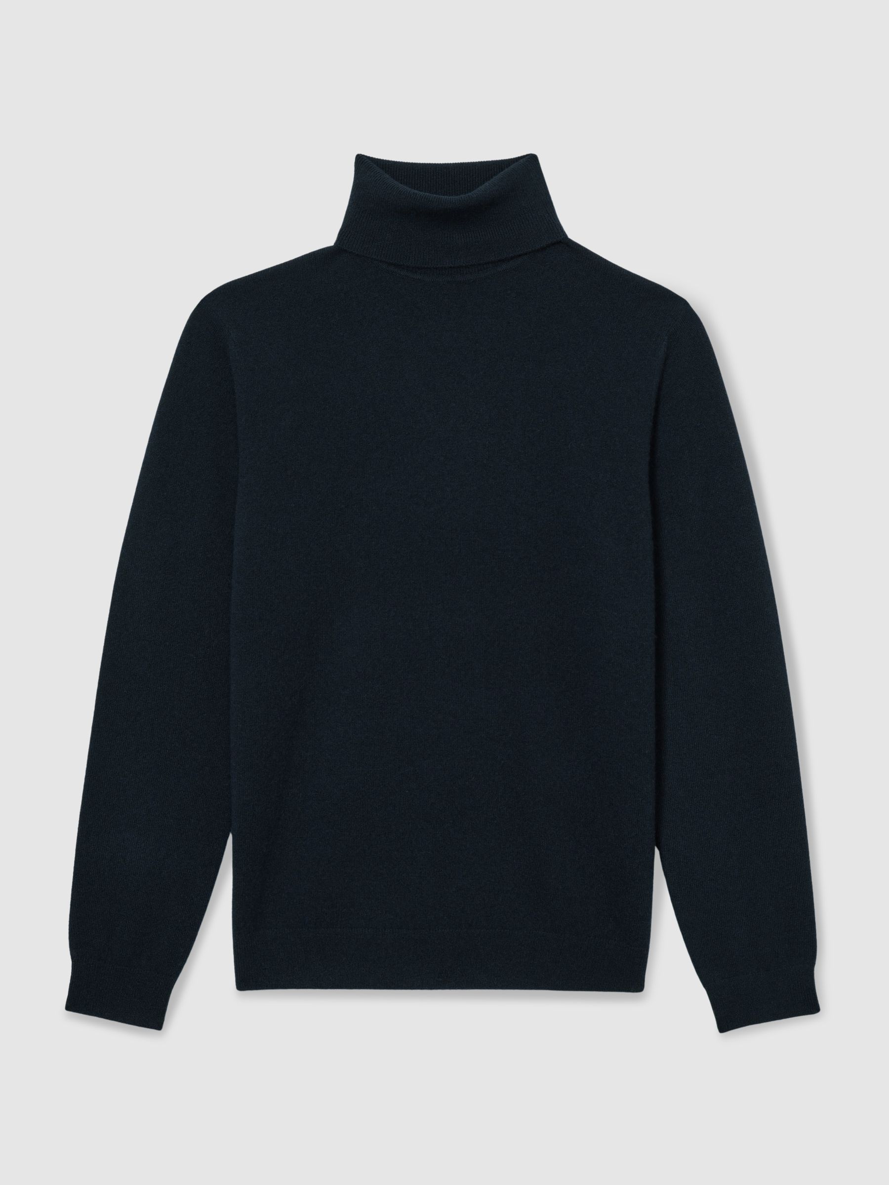Atelier Cashmere Roll-Neck Jumper in Navy - Image 2 of 5