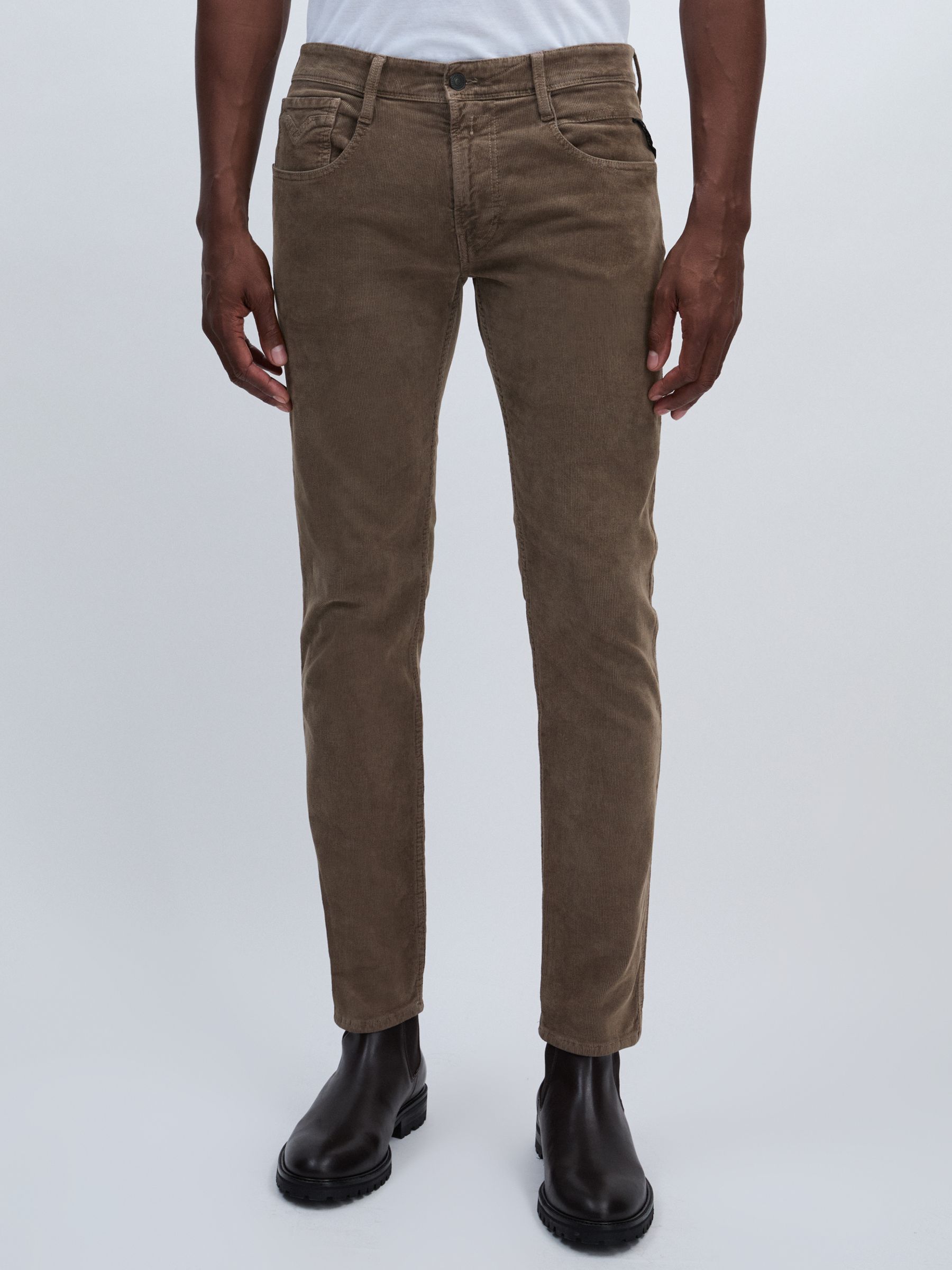 Replay Slim Fit Jeans in Biscuit - Image 3 of 6