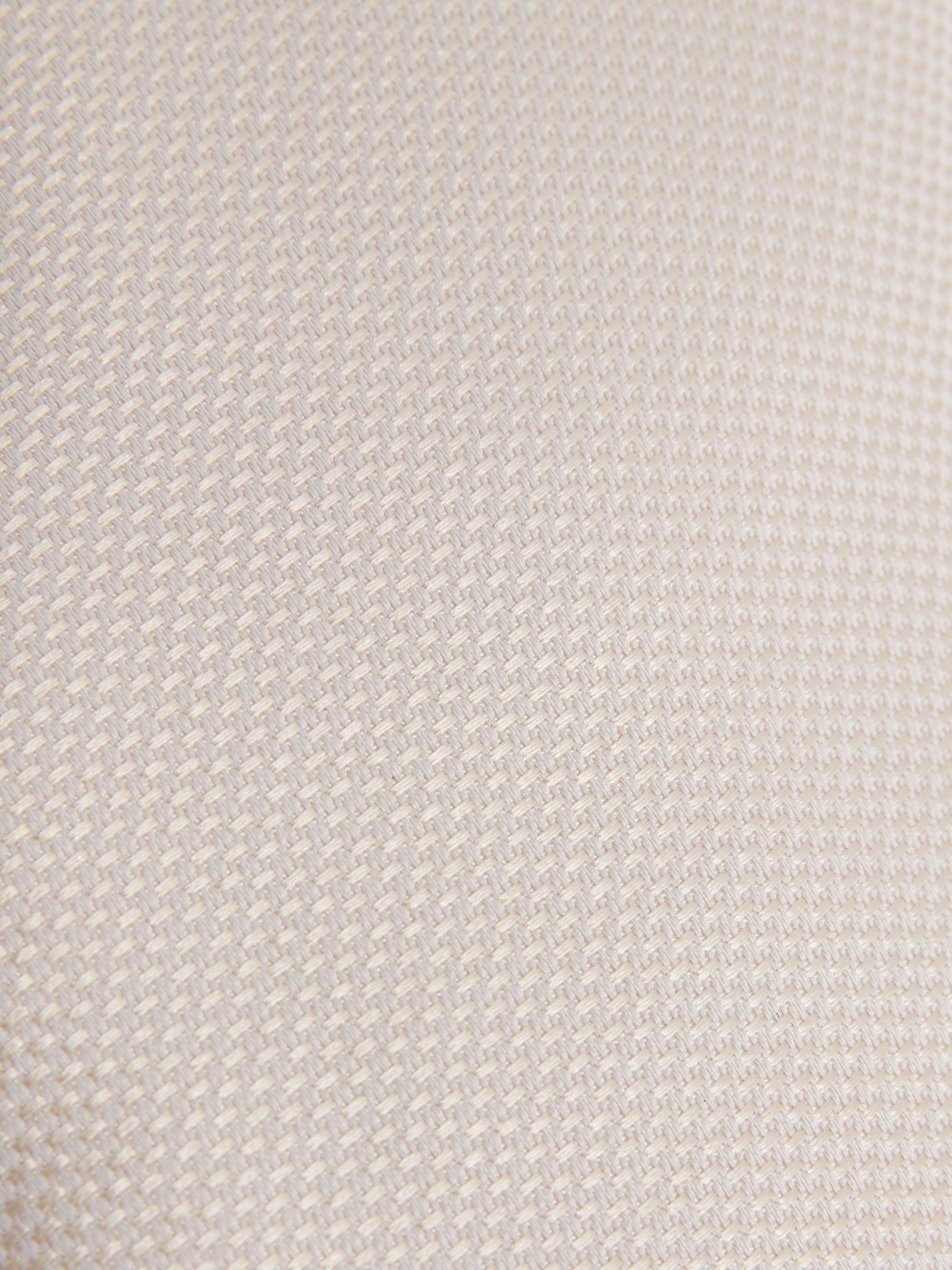 Textured Silk-Blend Tie in Oatmeal - Image 6 of 6