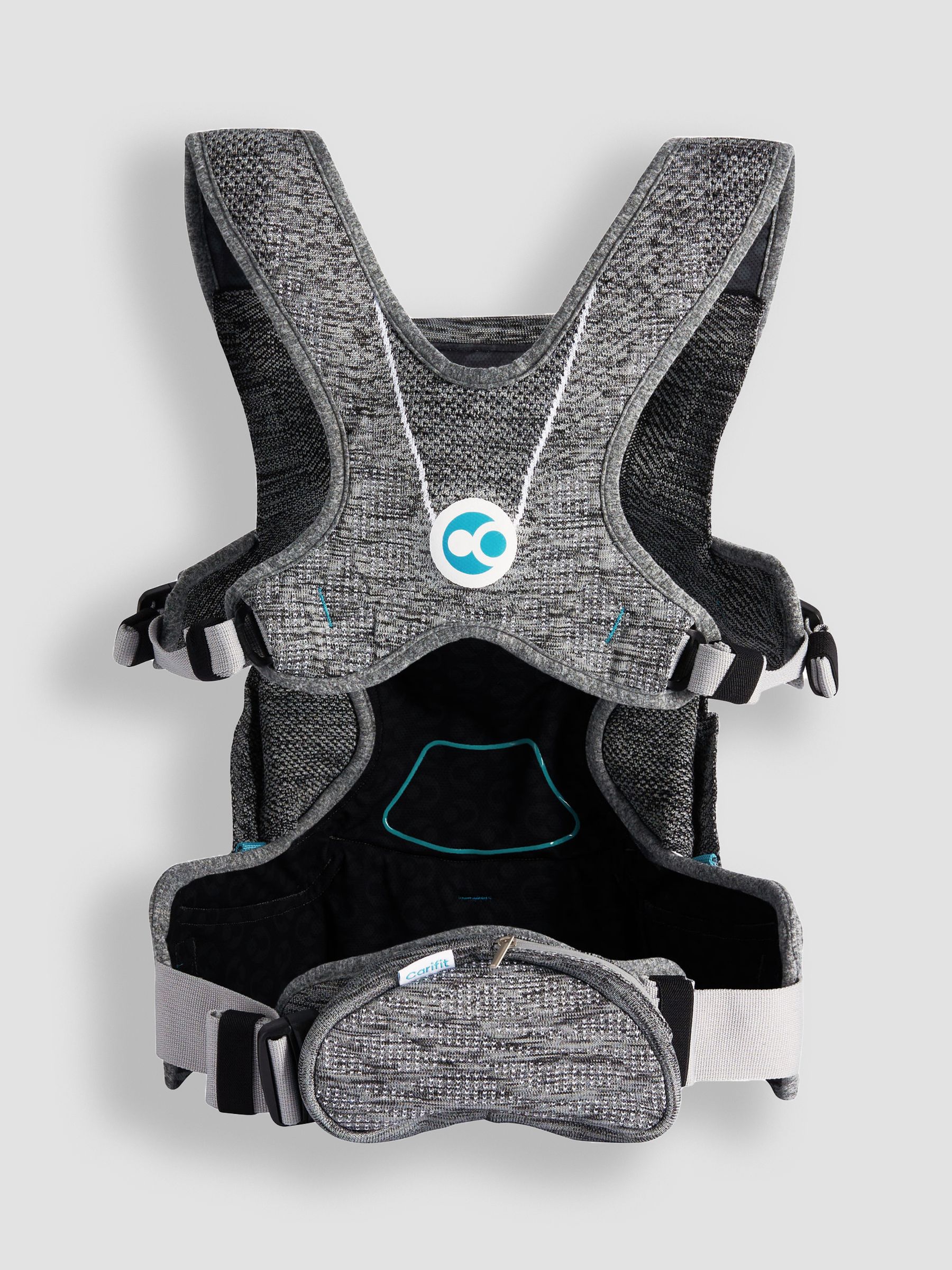 Carifit Baby Carrier Cool Grey - Image 2 of 12
