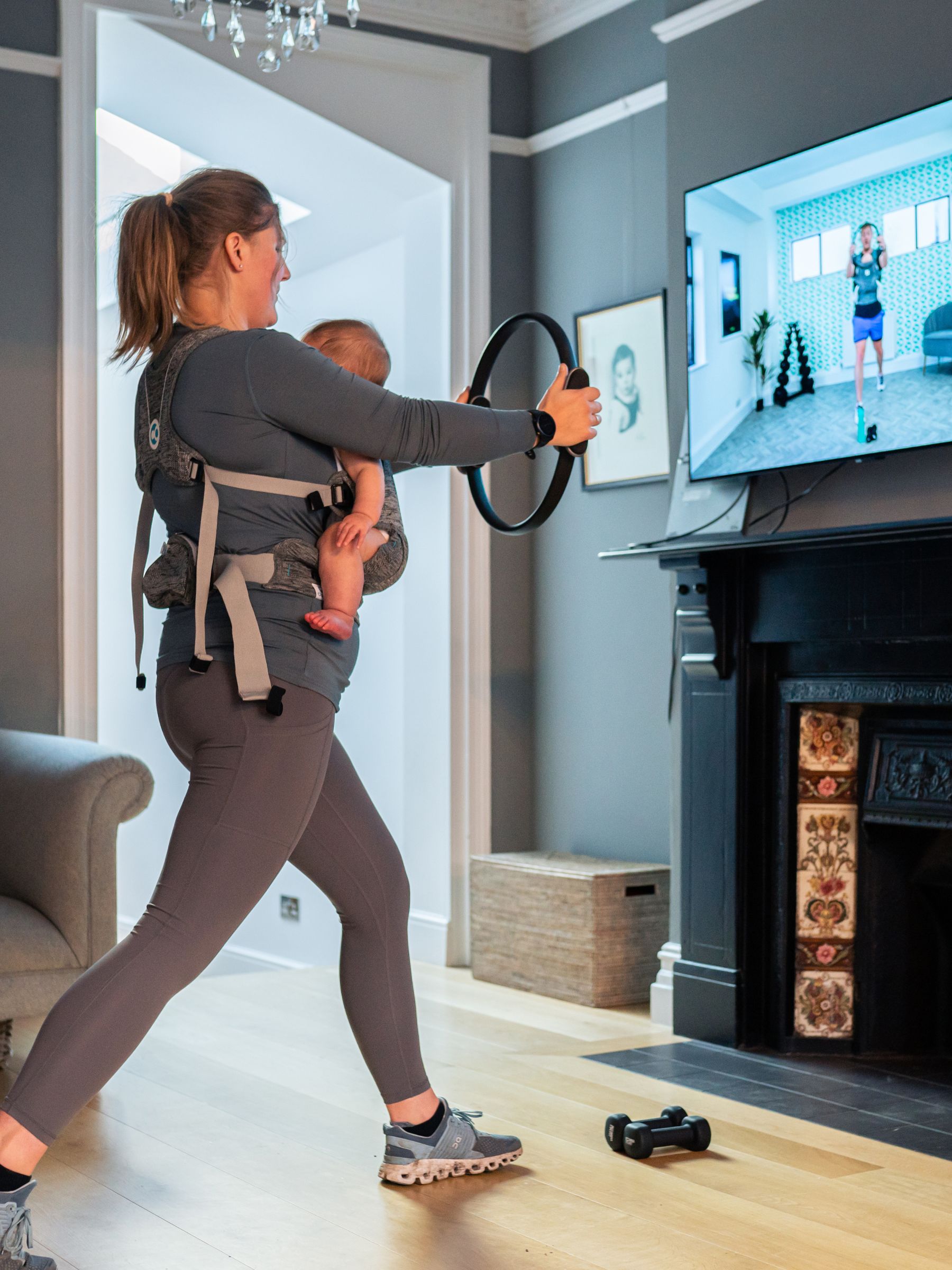 Carifit Baby Carrier Cool Grey - Image 7 of 12