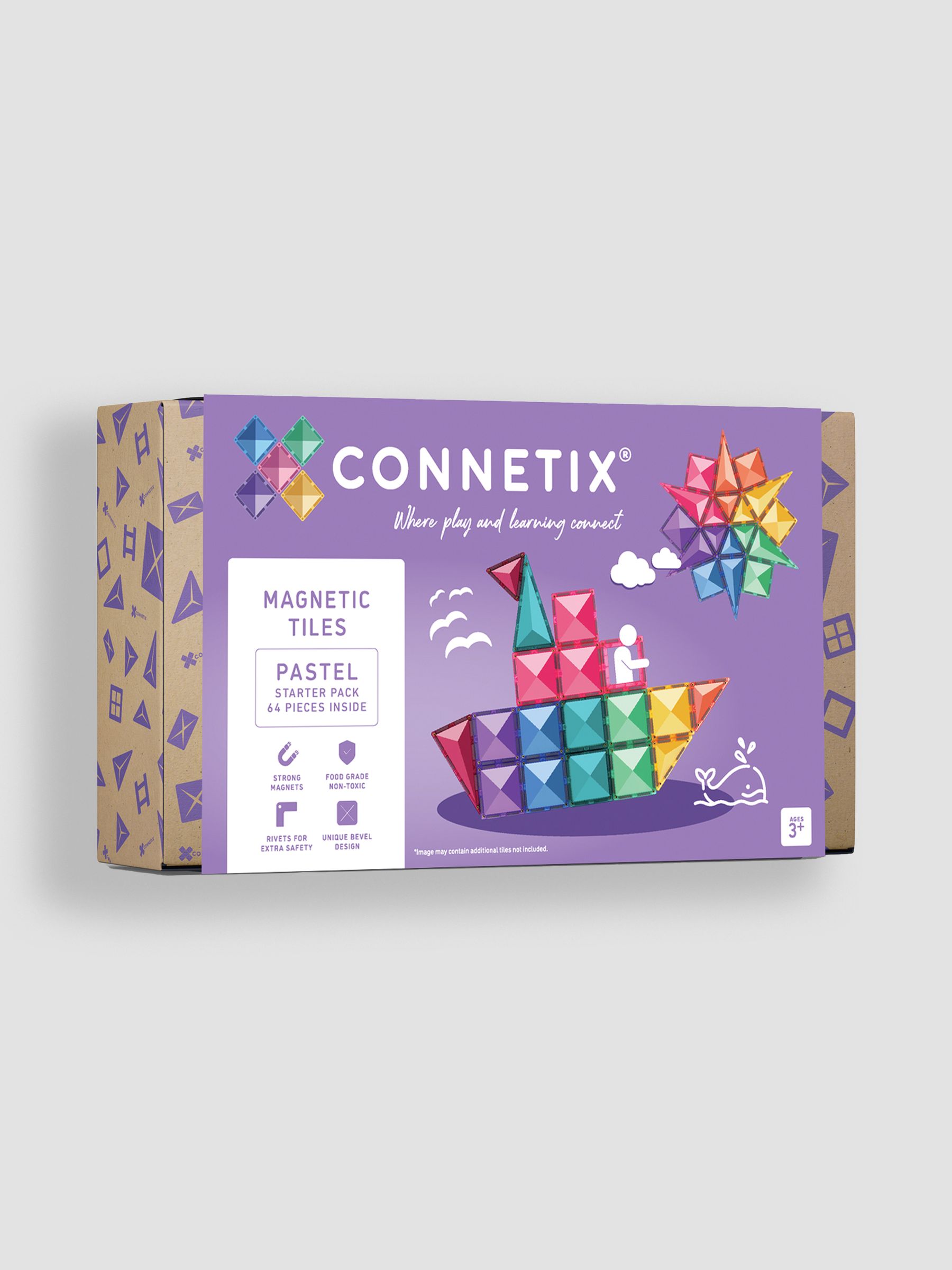 Connetix Pastel Starter Pack 64 pc - Image 1 of 1