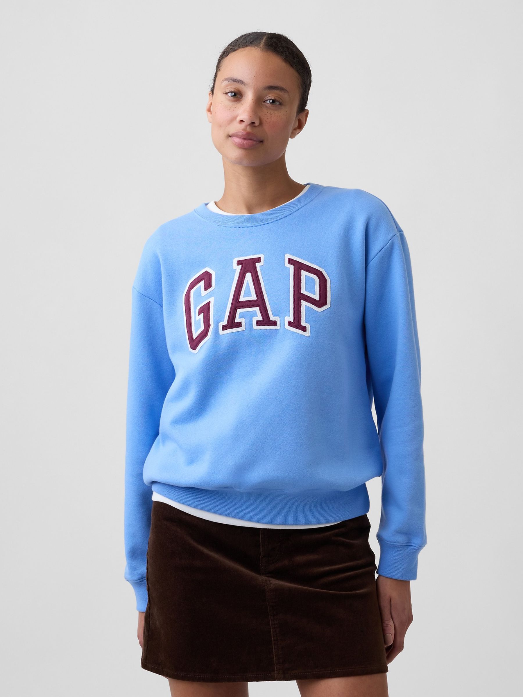 Blue/Burgundy Logo Sweatshirt - Image 1 of 5