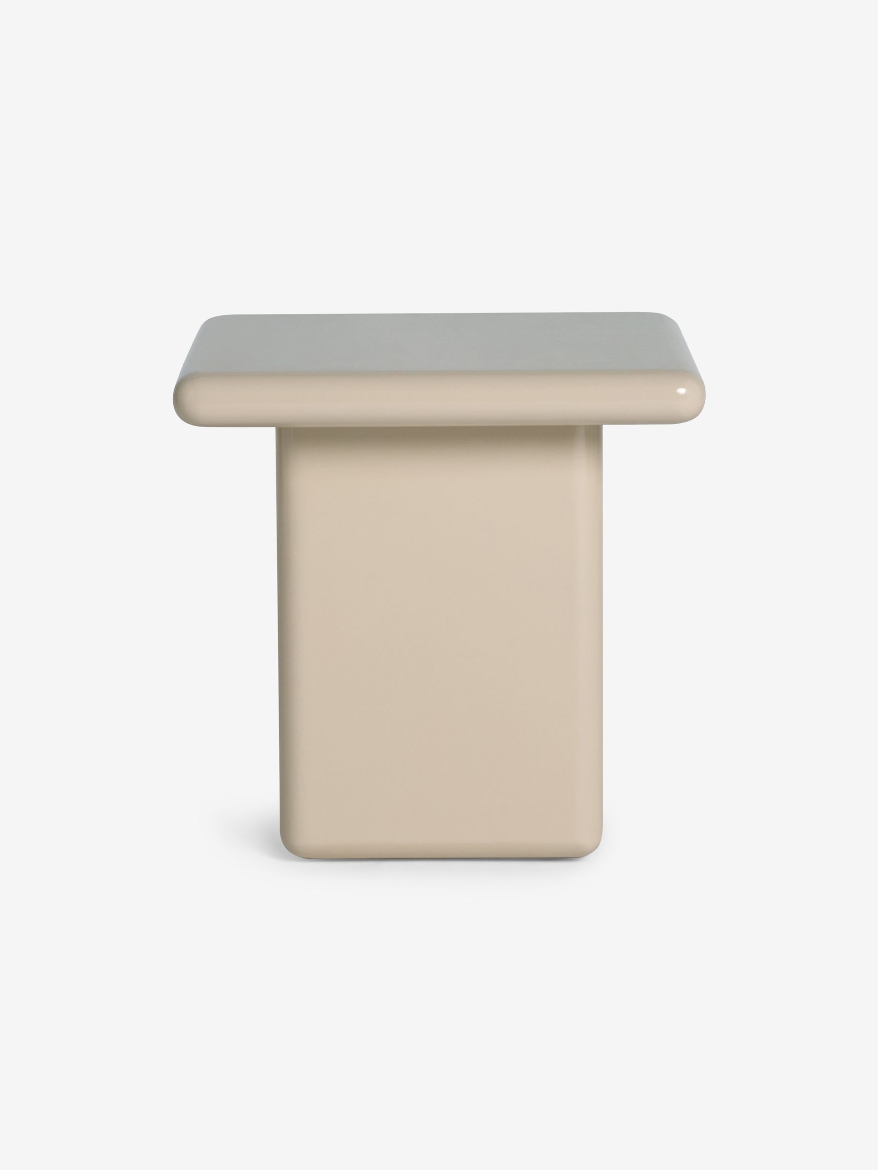 Lacey Side Table in Ecru Natural - Image 4 of 5