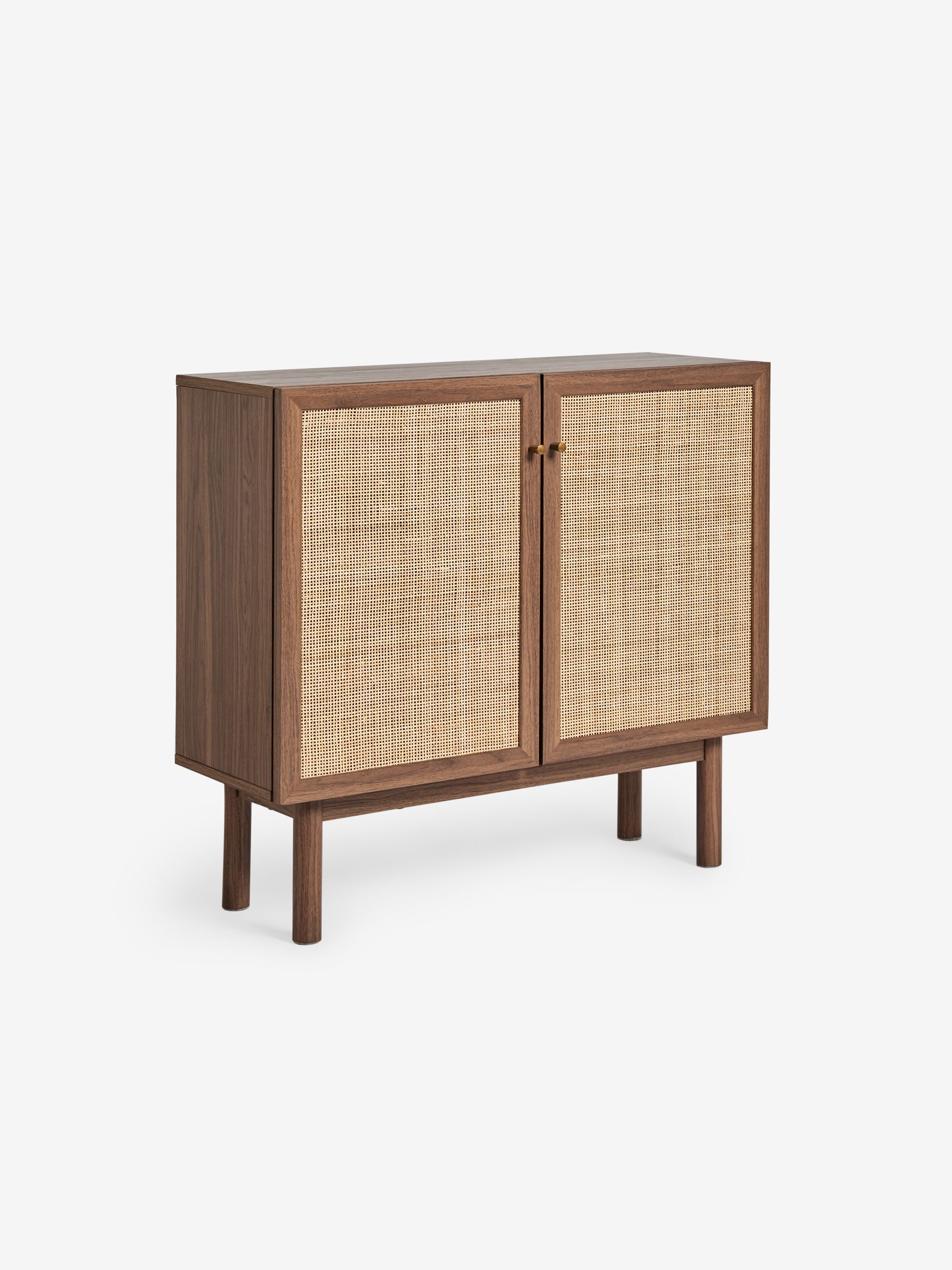 Pavia Rattan Small Sideboard in Dark Oak Effect - Image 6 of 7