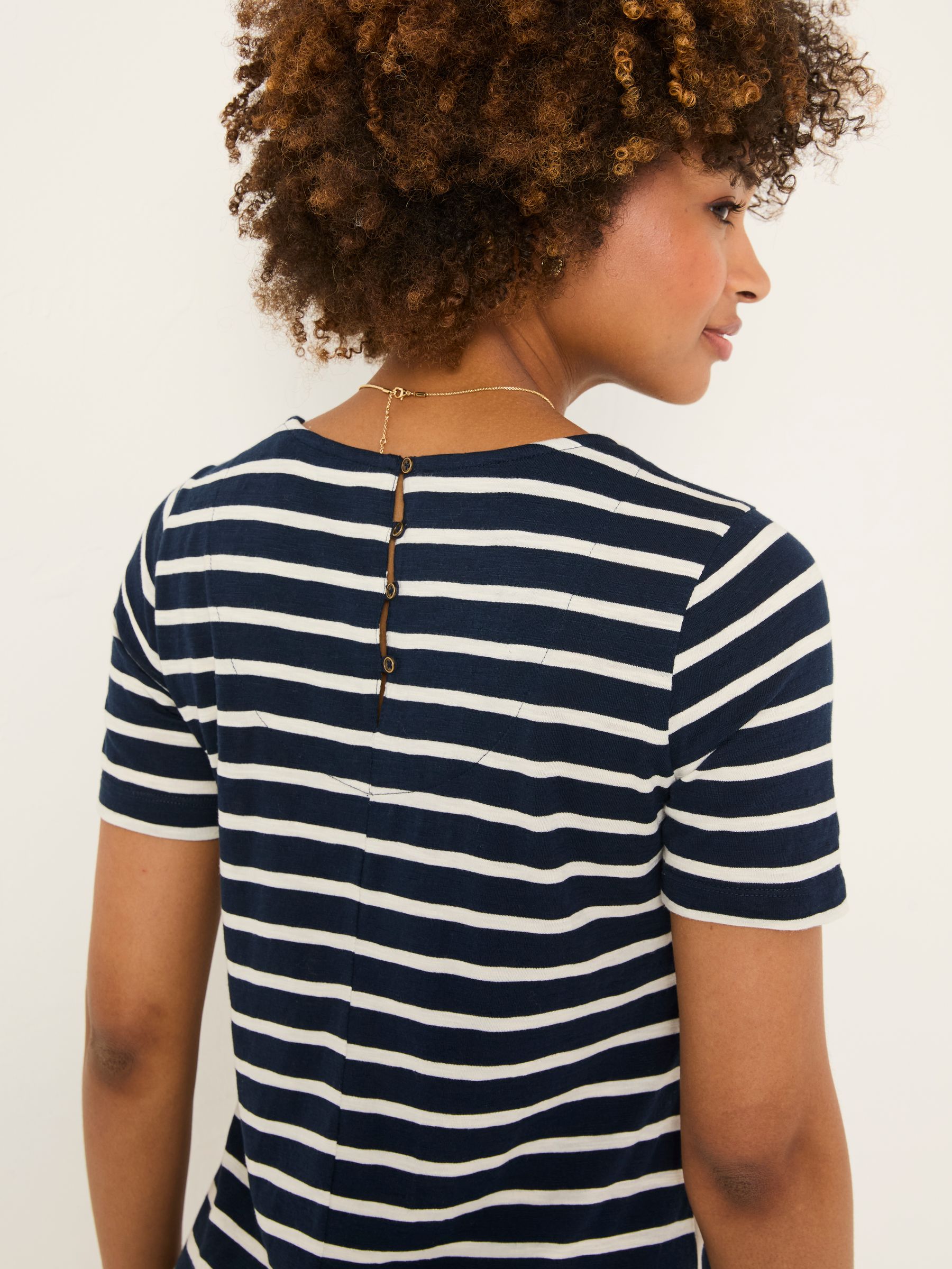 Simone Multi Stripe Breton Jersey Dress | FatFace USA