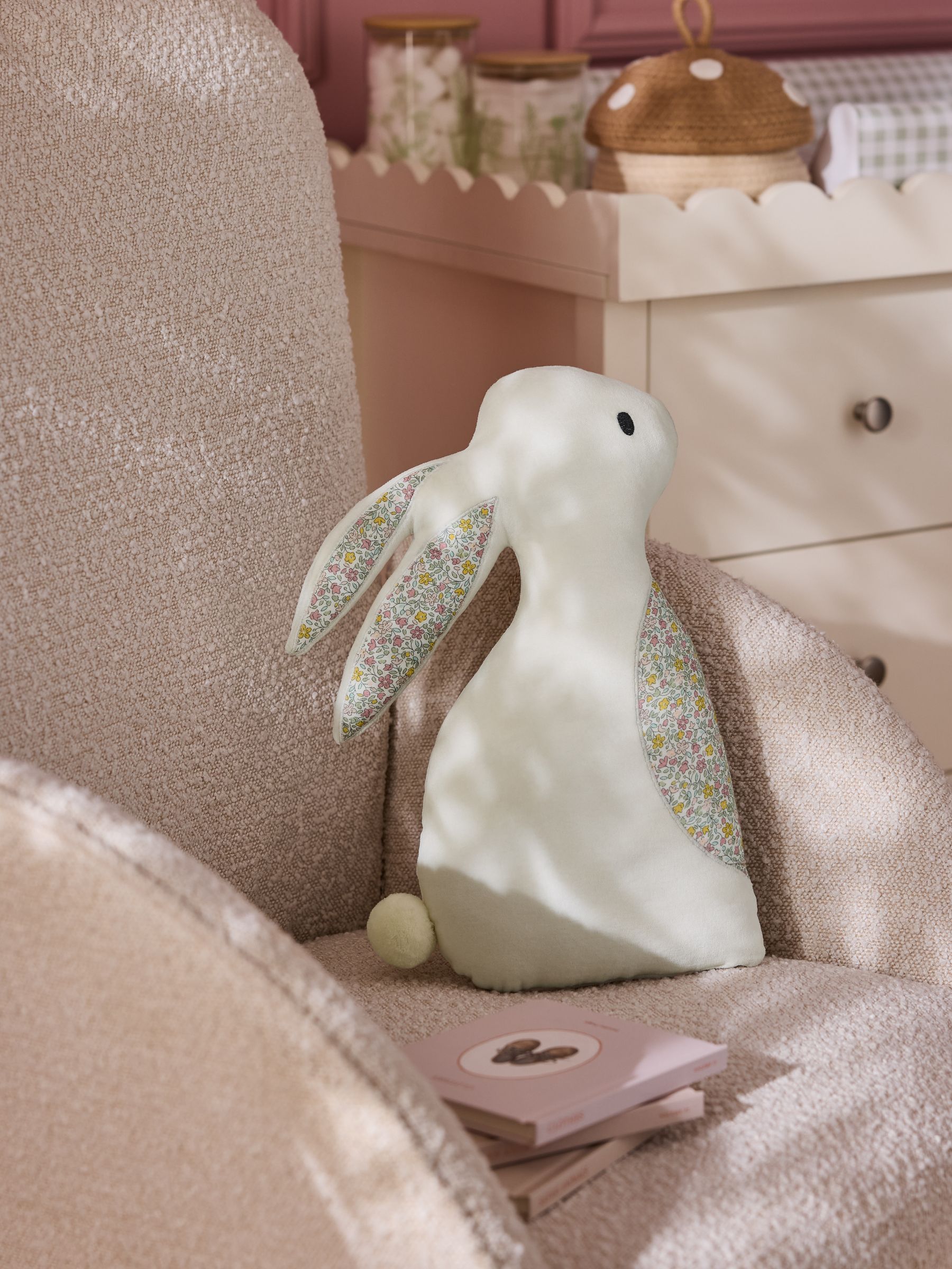 White Betsy Bunny Cushion - Image 1 of 7