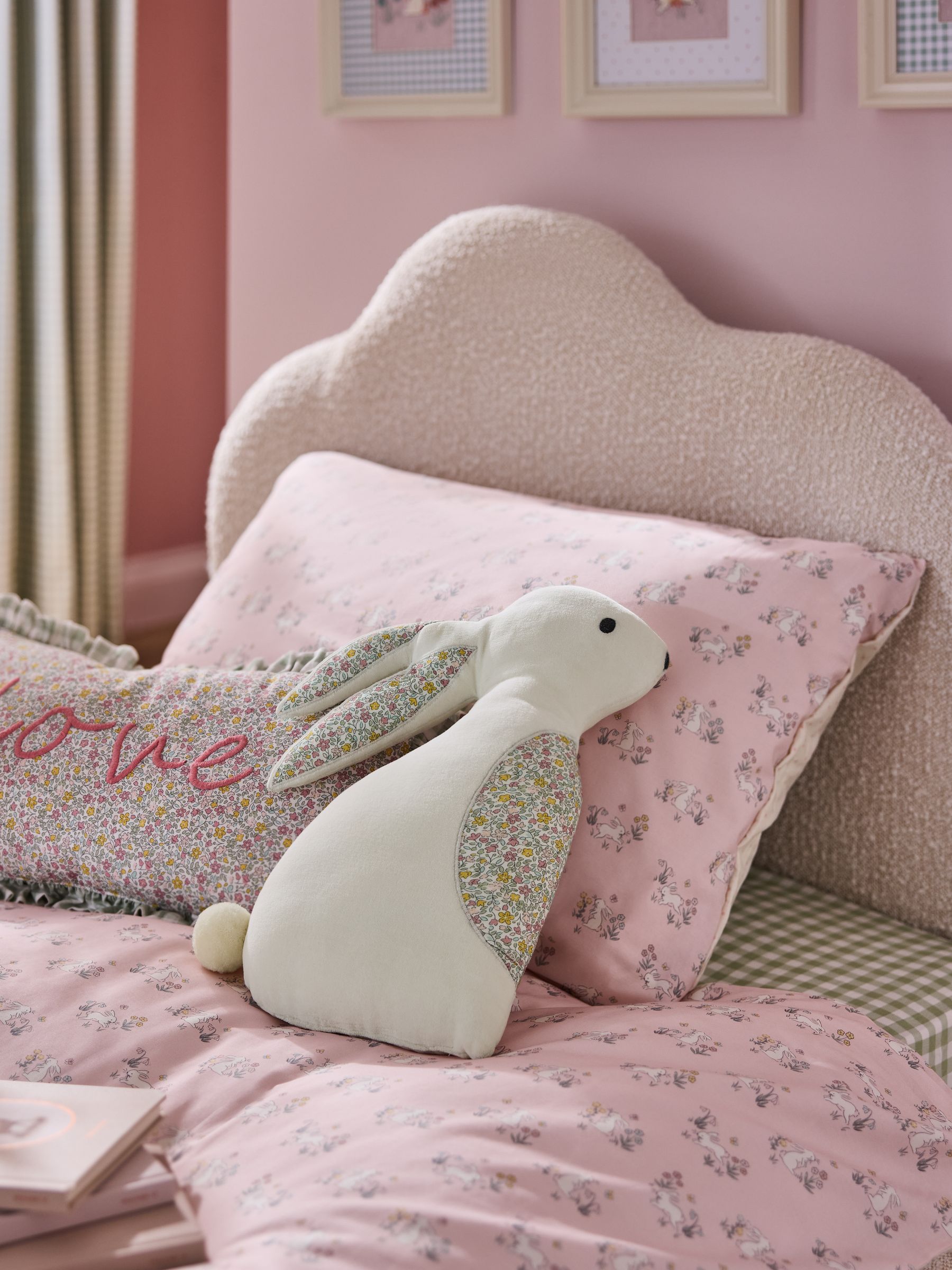 White Betsy Bunny Cushion - Image 2 of 7