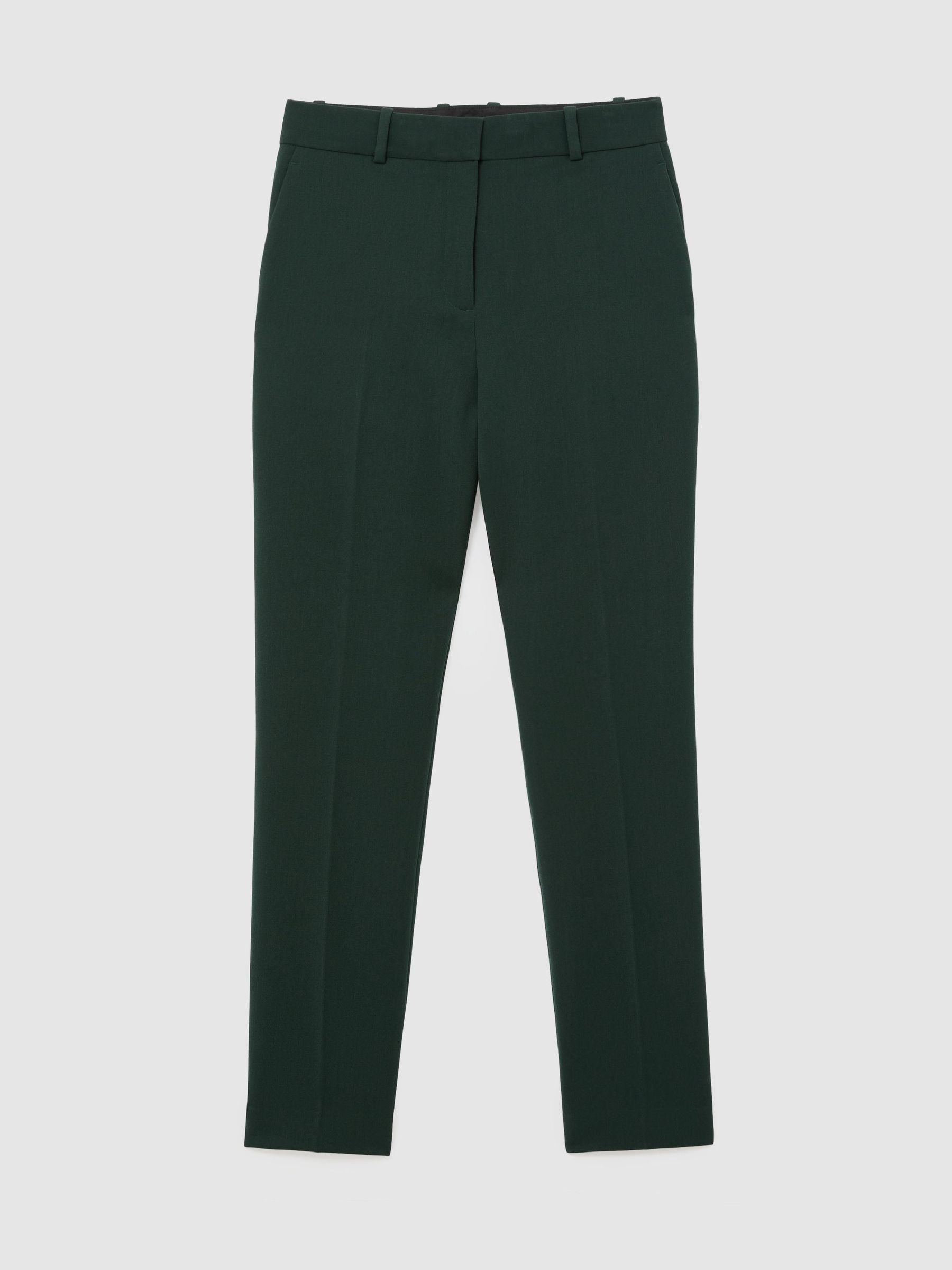 Petite Slim-Fit Suit Trousers in Green - صورة 2 من 7