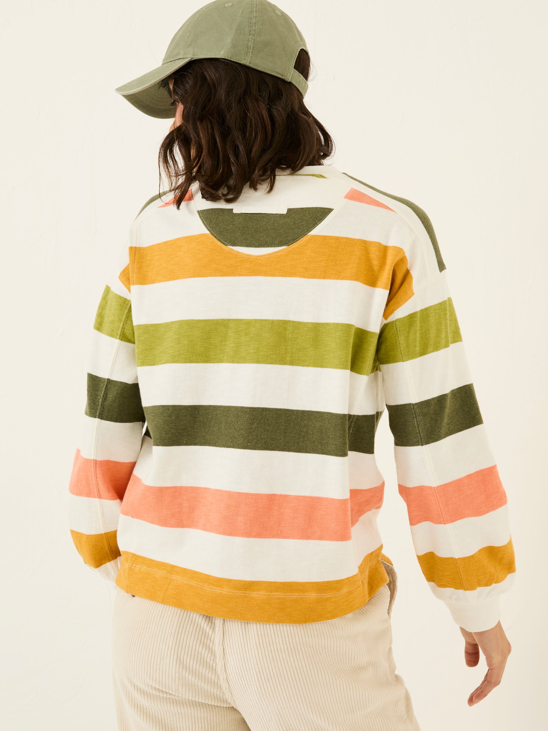 Gia Multi Stripe Crew Sweat Top - Image 2 of 6