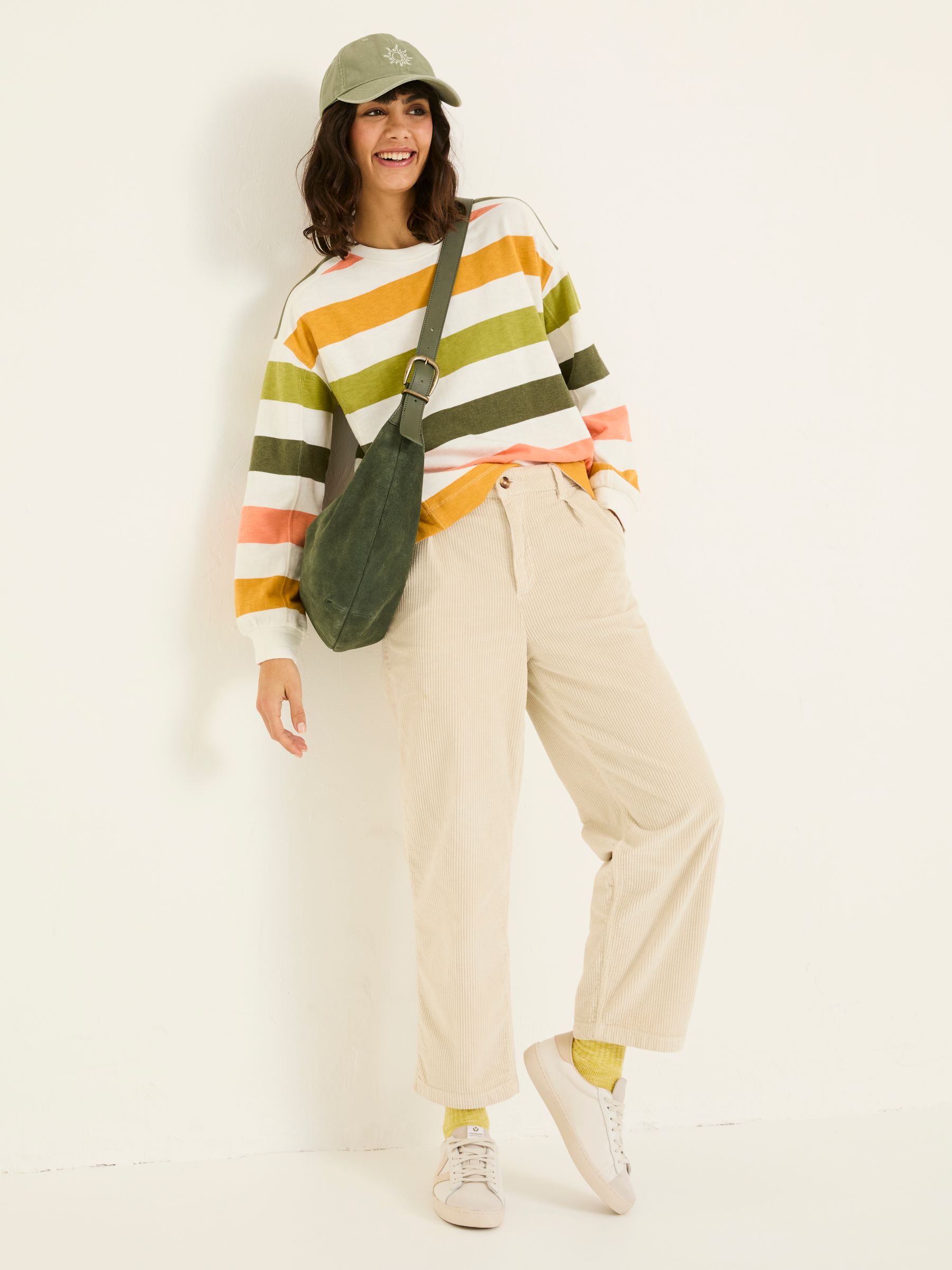 Gia Multi Stripe Crew Sweat Top - Image 4 of 6