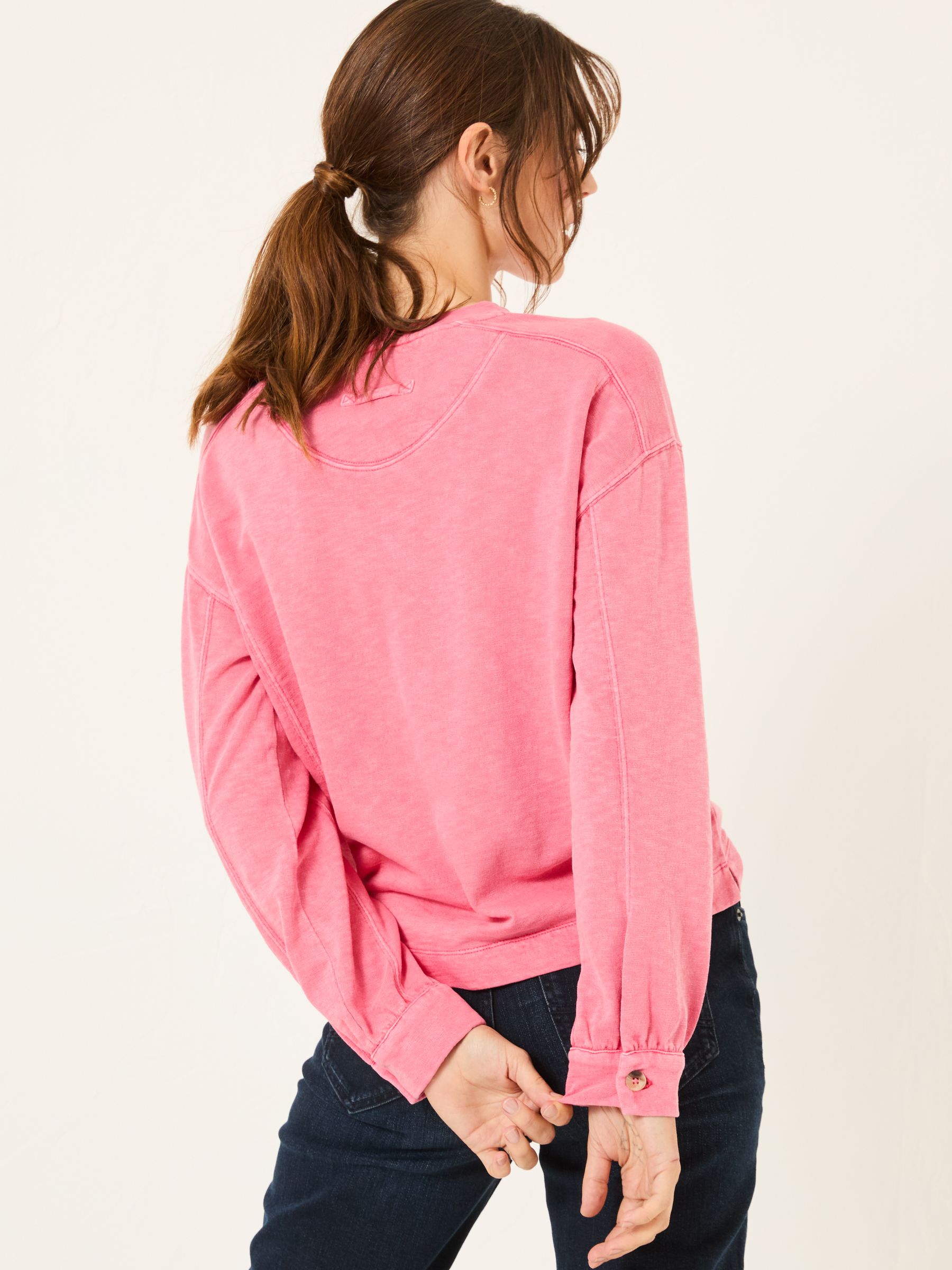 Gia Blush Pink Crew Sweat Top - Image 2 of 6