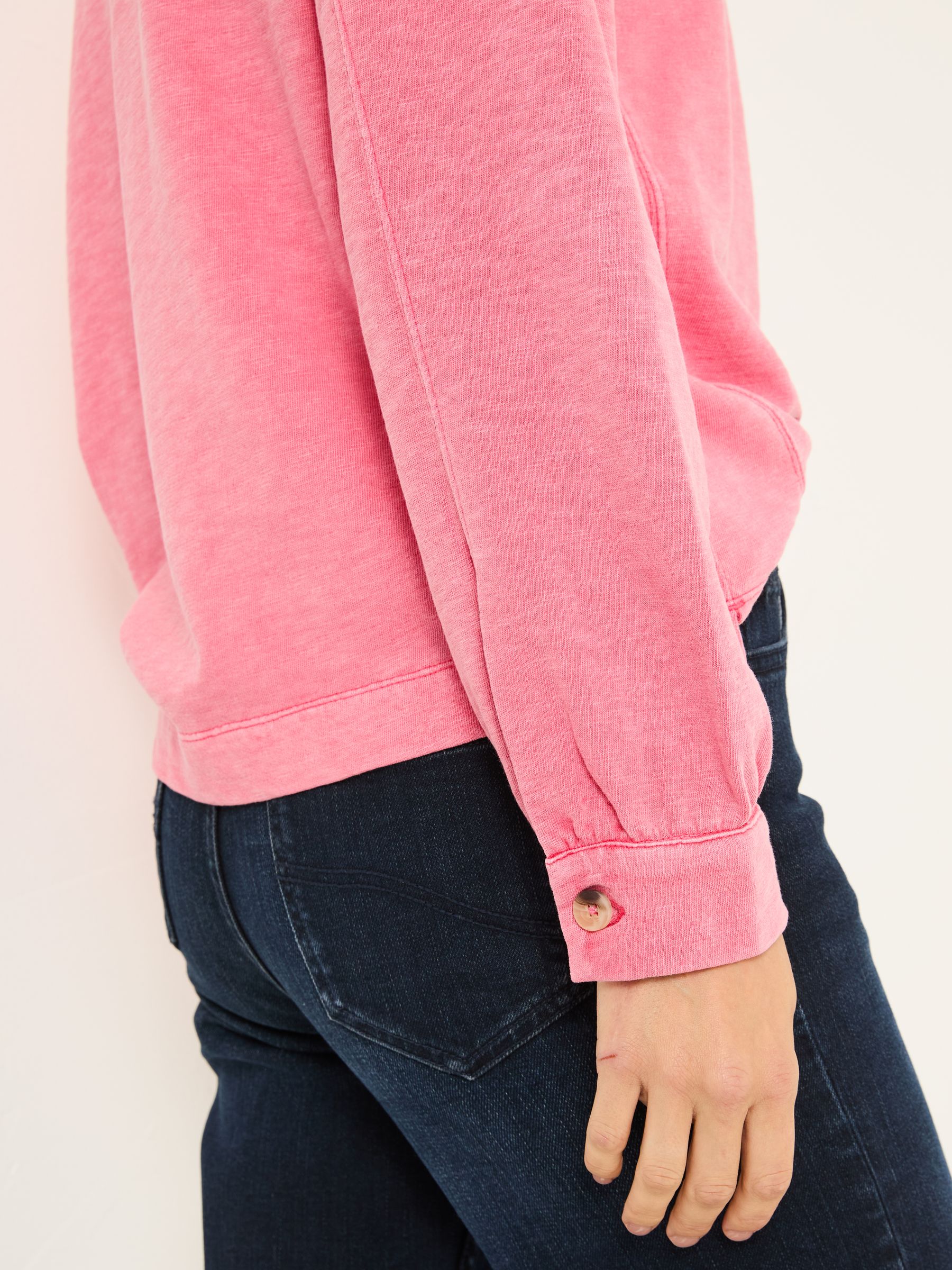 Gia Blush Pink Crew Sweat Top - Image 5 of 6