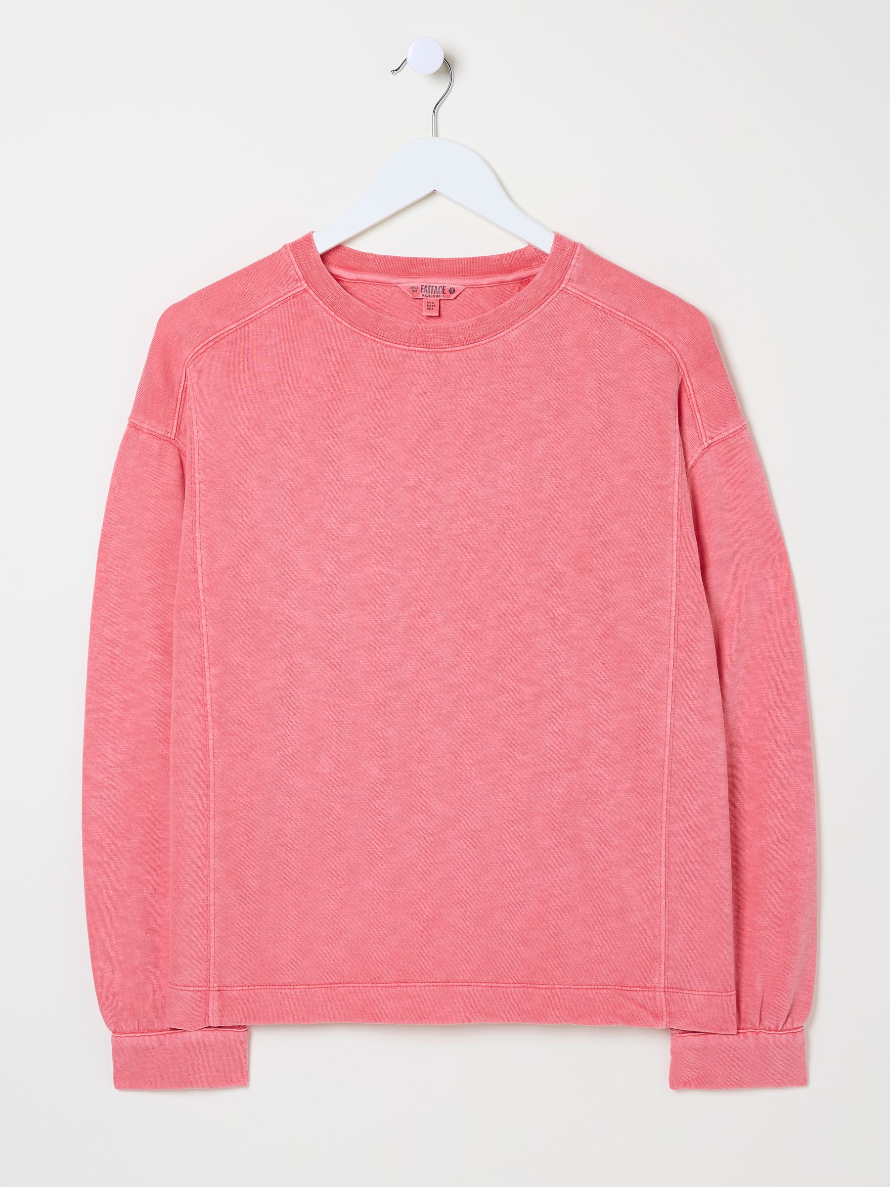 Gia Blush Pink Crew Sweat Top - Image 6 of 6