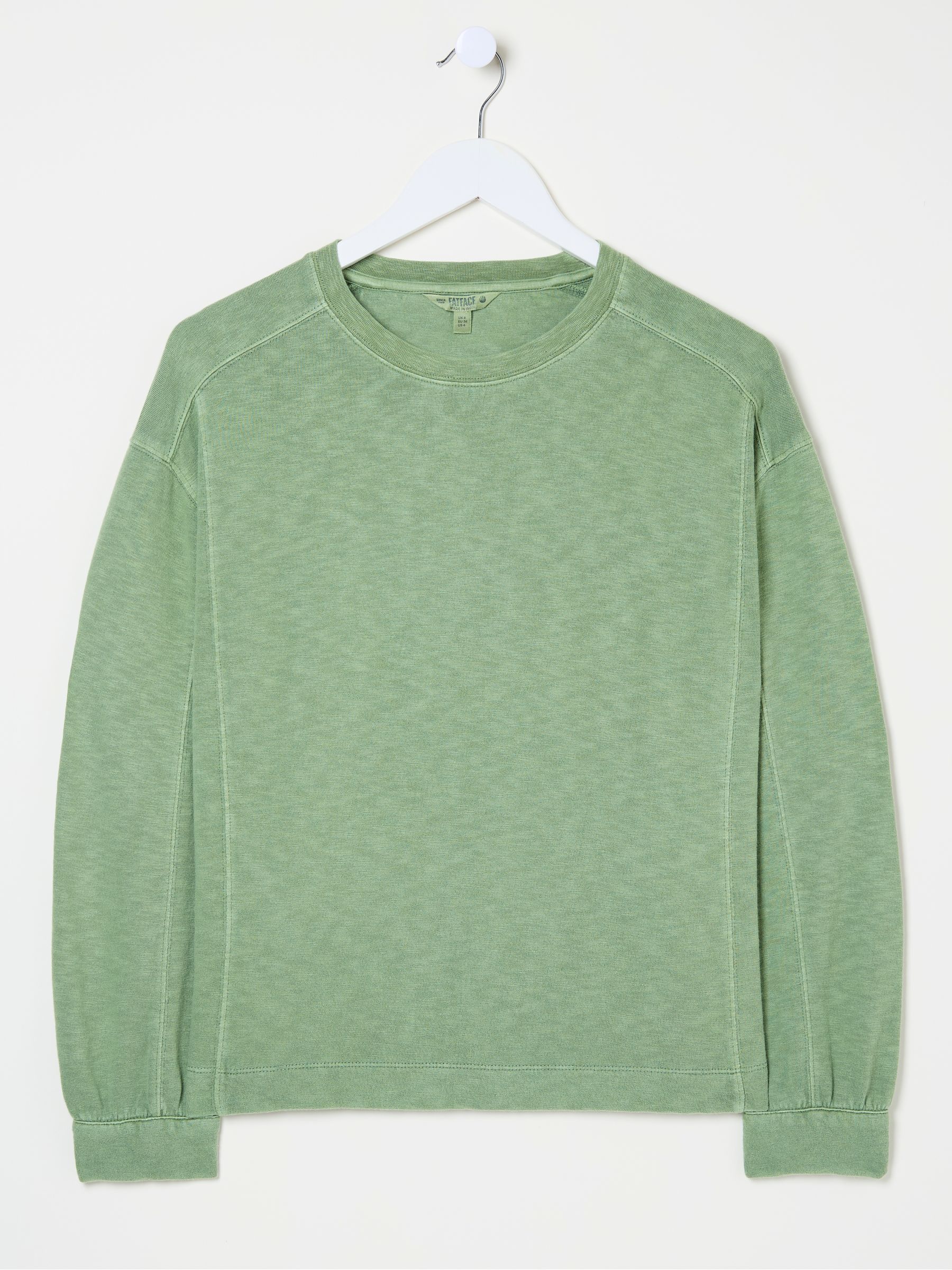 Gia Green Crew Sweat Top - Image 5 of 5