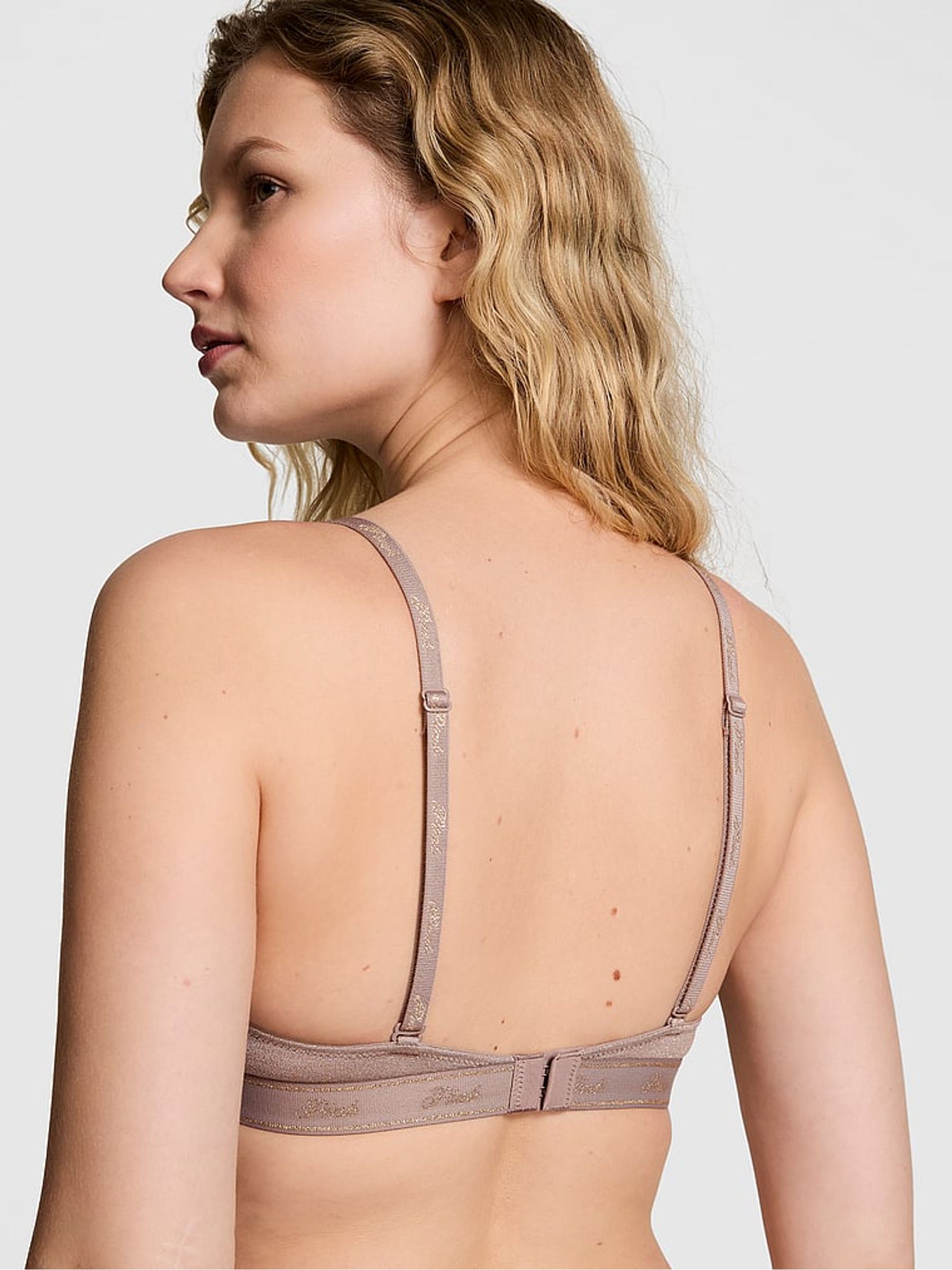 Iced Coffee Brown Non Wired Lightly Lined Bra - Image 2 of 4
