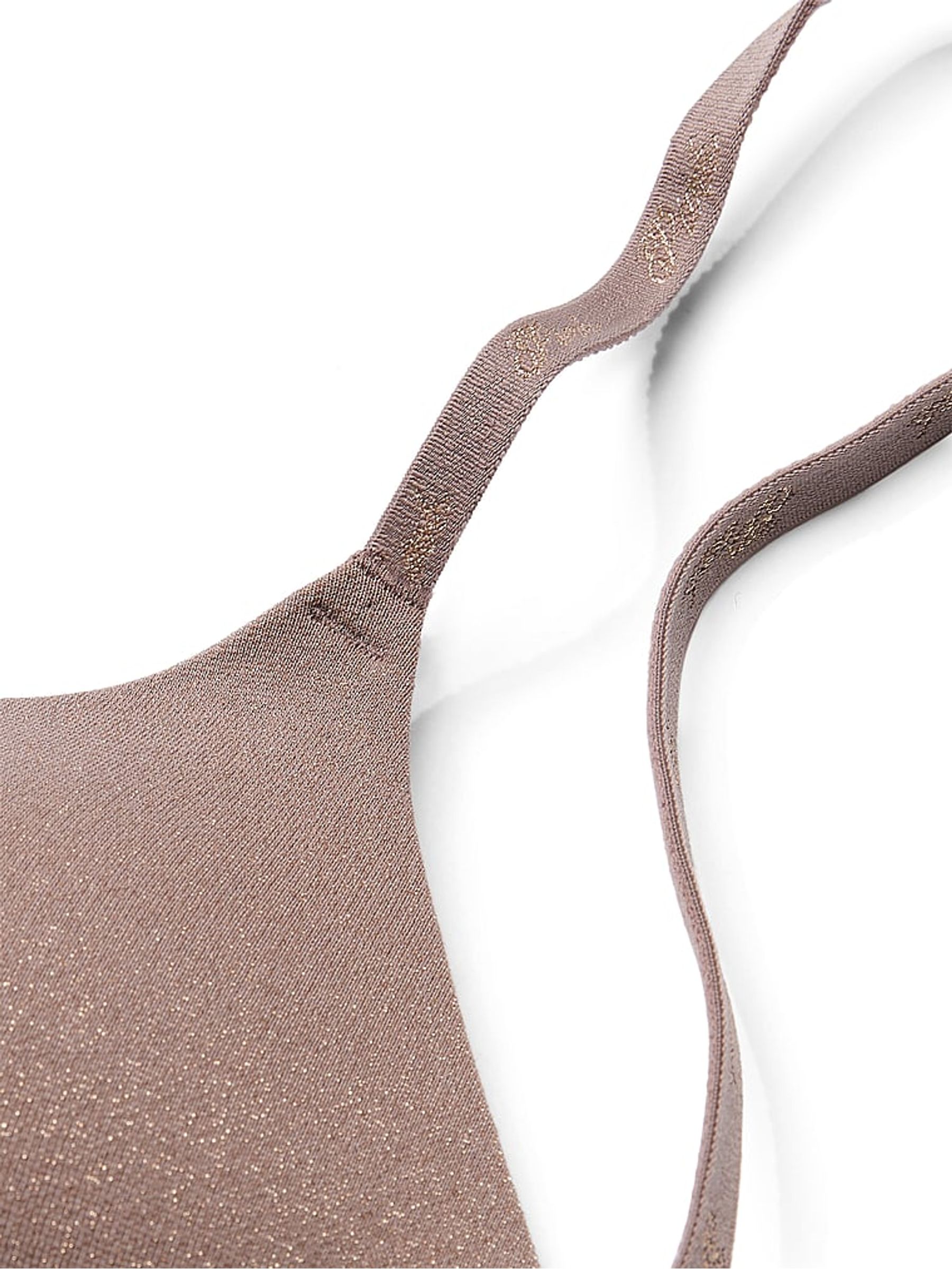 Iced Coffee Brown Non Wired Lightly Lined Bra - Image 4 of 4