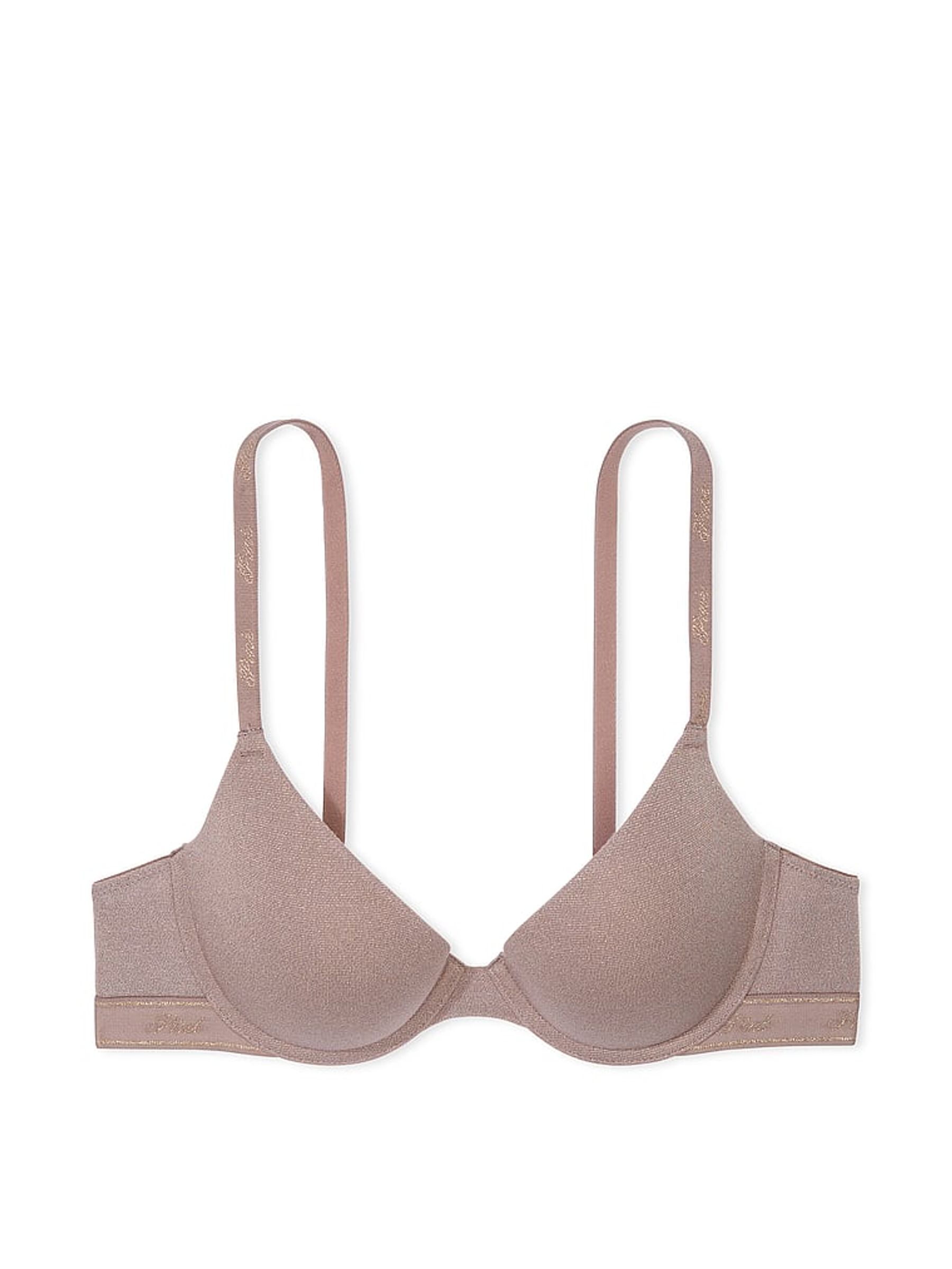 Iced Coffee Brown Push Up Bra - Image 3 of 4
