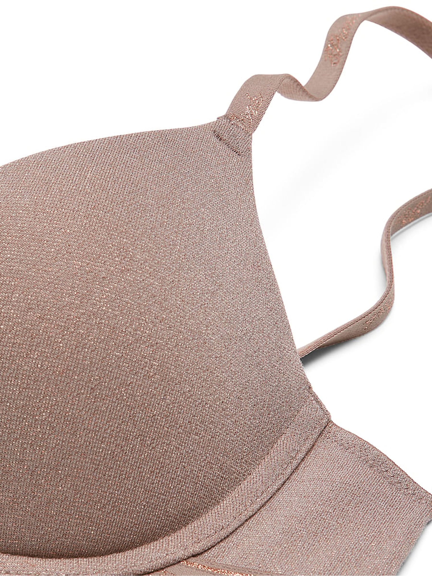Iced Coffee Brown Push Up Bra - Image 4 of 4