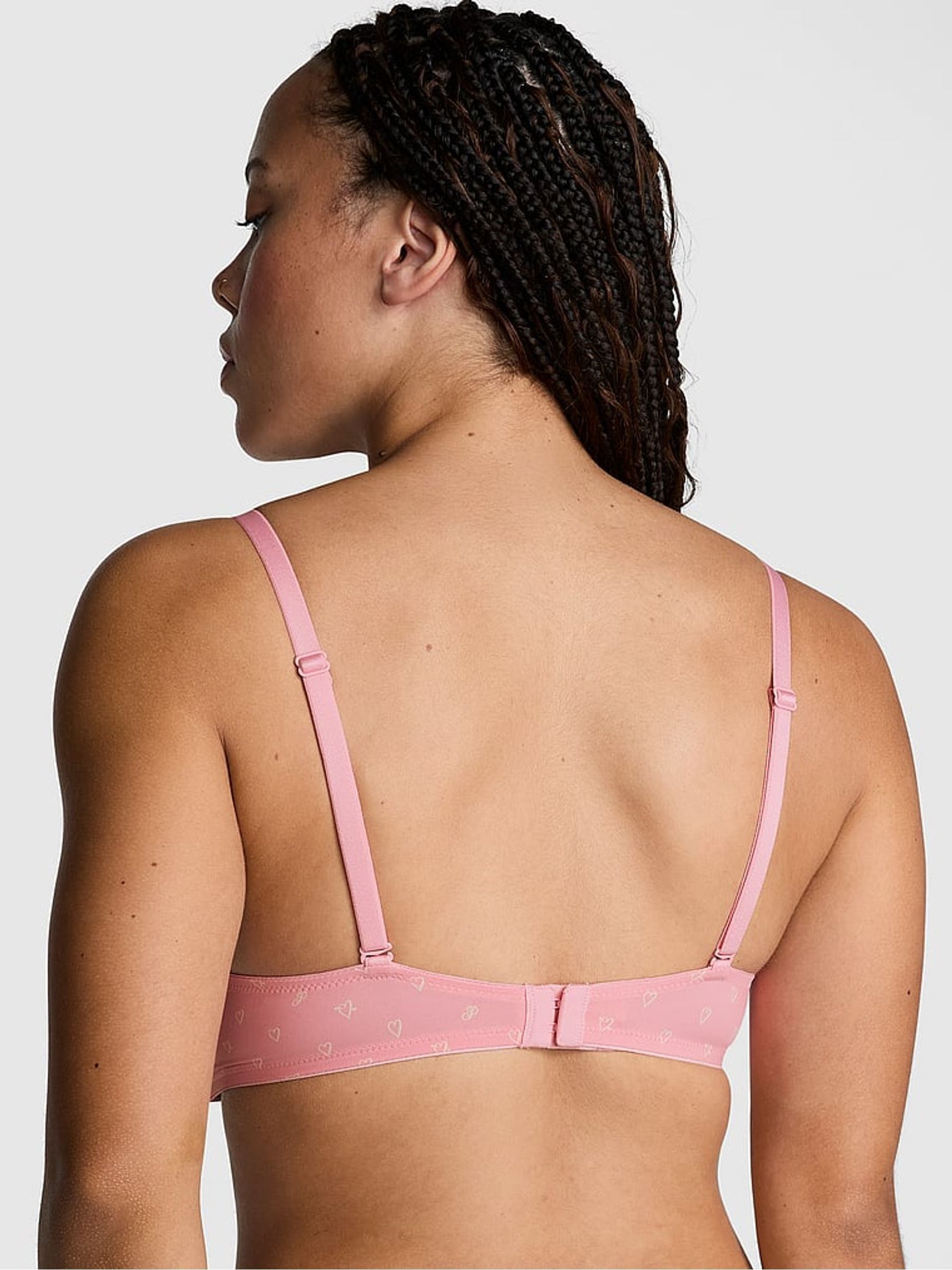 Petal Pink Heart T Shirt Bra - Image 2 of 3