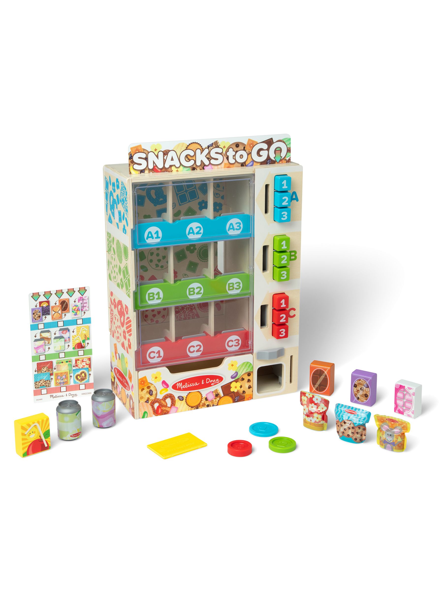 Melissa & Doug No Colour Vending Machine - Image 1 of 9