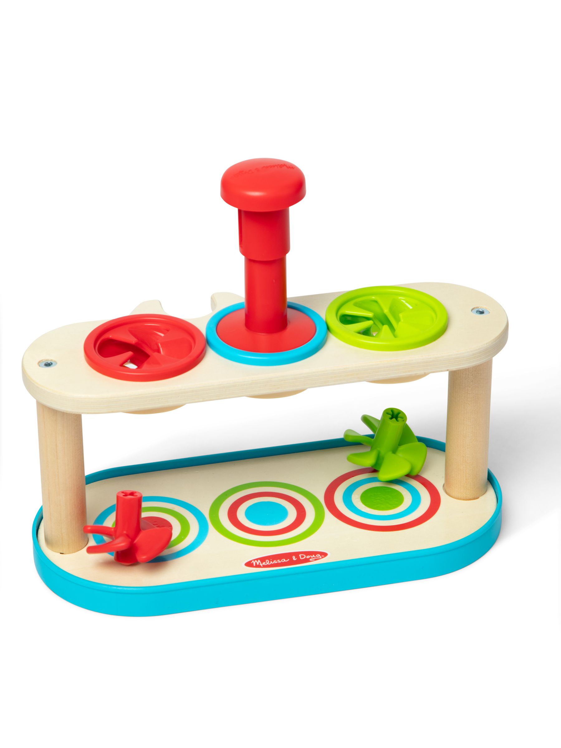 Melissa & Doug No Colour Match & Push Spinning Tops - Image 4 of 9