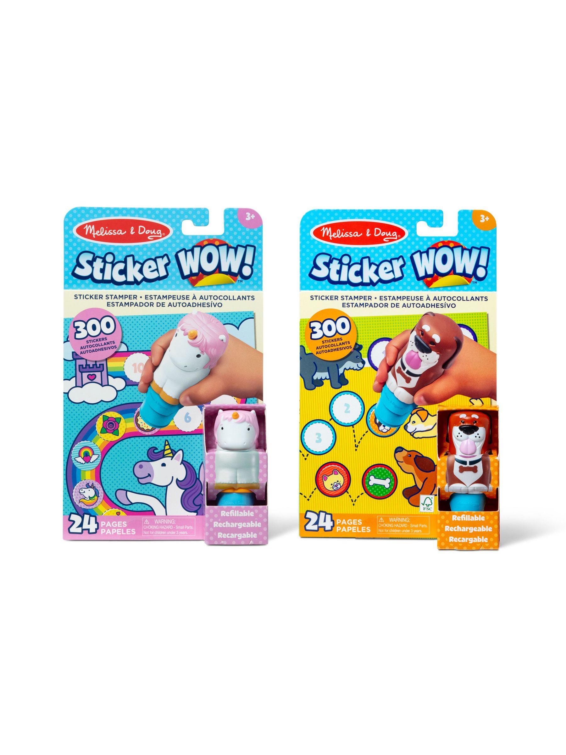 Melissa & Doug Sticker WOW! Dog & Unicorn Bundle - Image 1 of 1