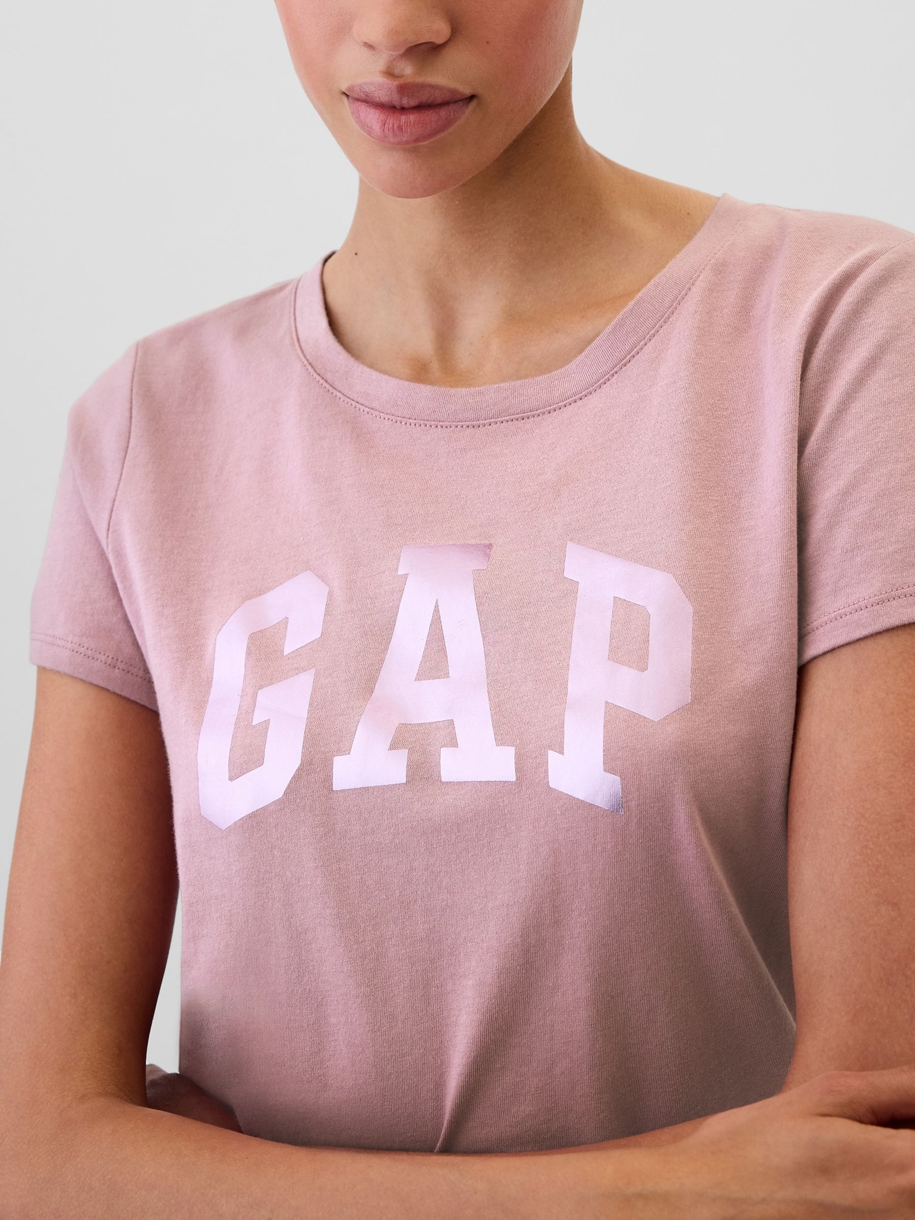 Pink Logo Short Sleeve Crew Neck T-Shirt - Image 4 of 5