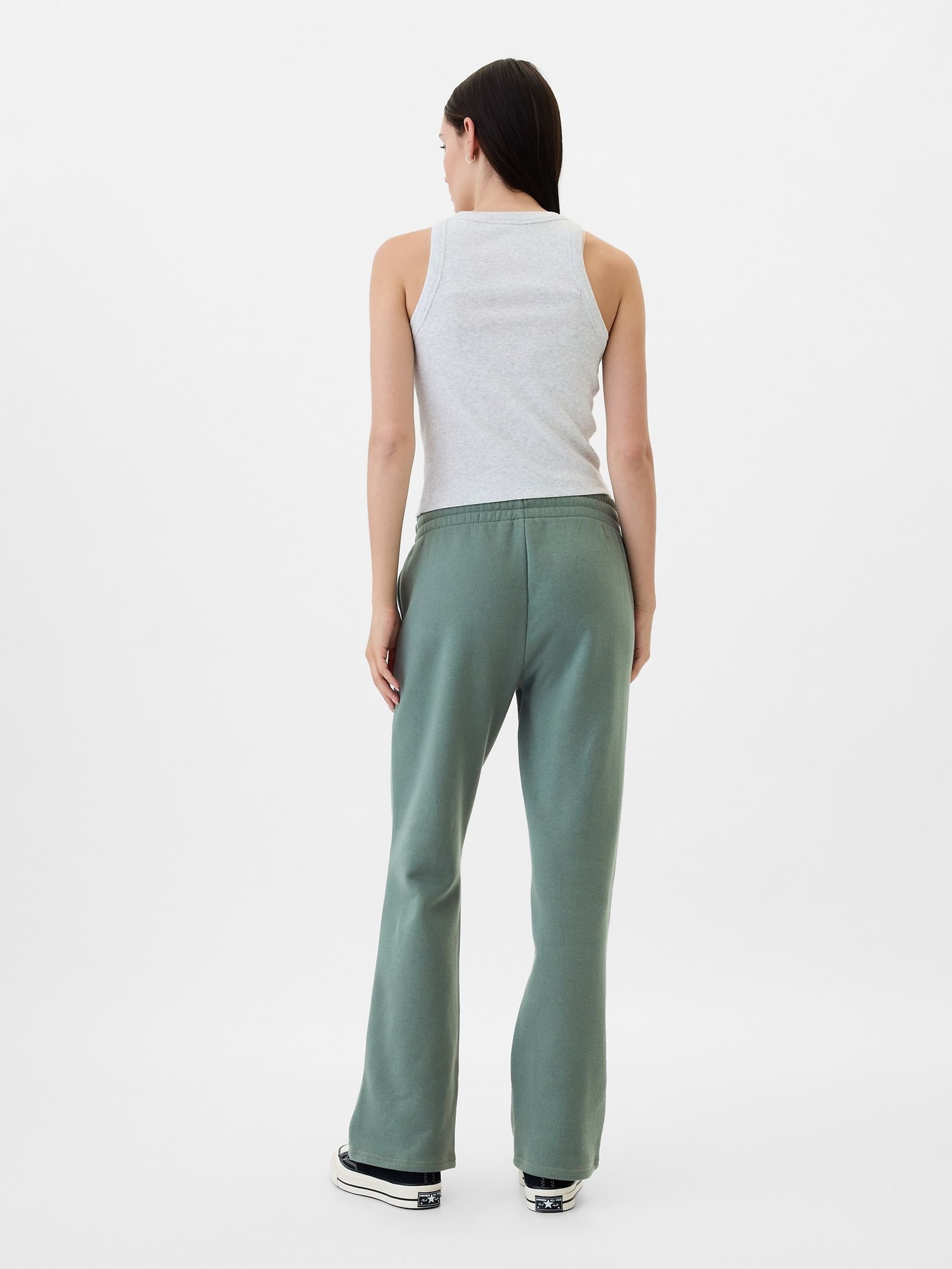 Green Logo Straight Leg Joggers - Image 2 of 5