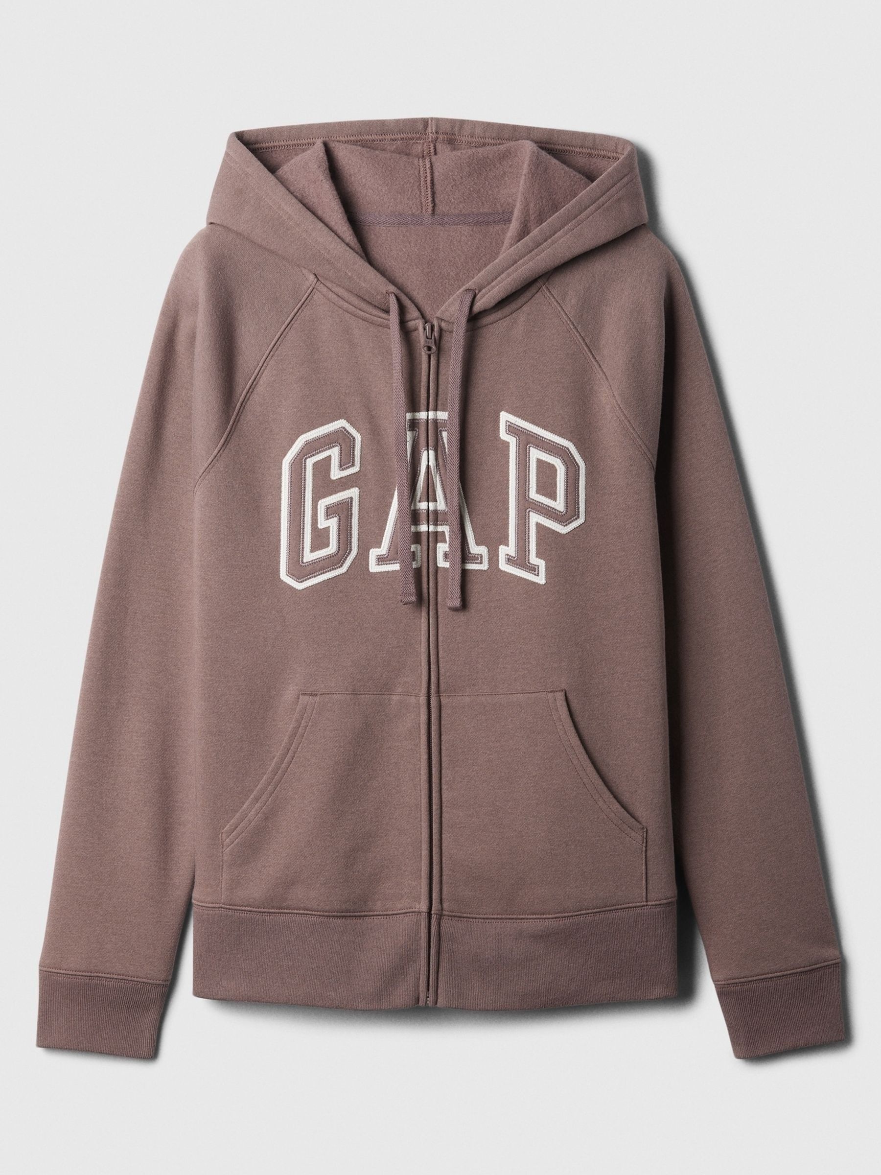 Brown Logo Zip Up Hoodie - Image 5 of 5