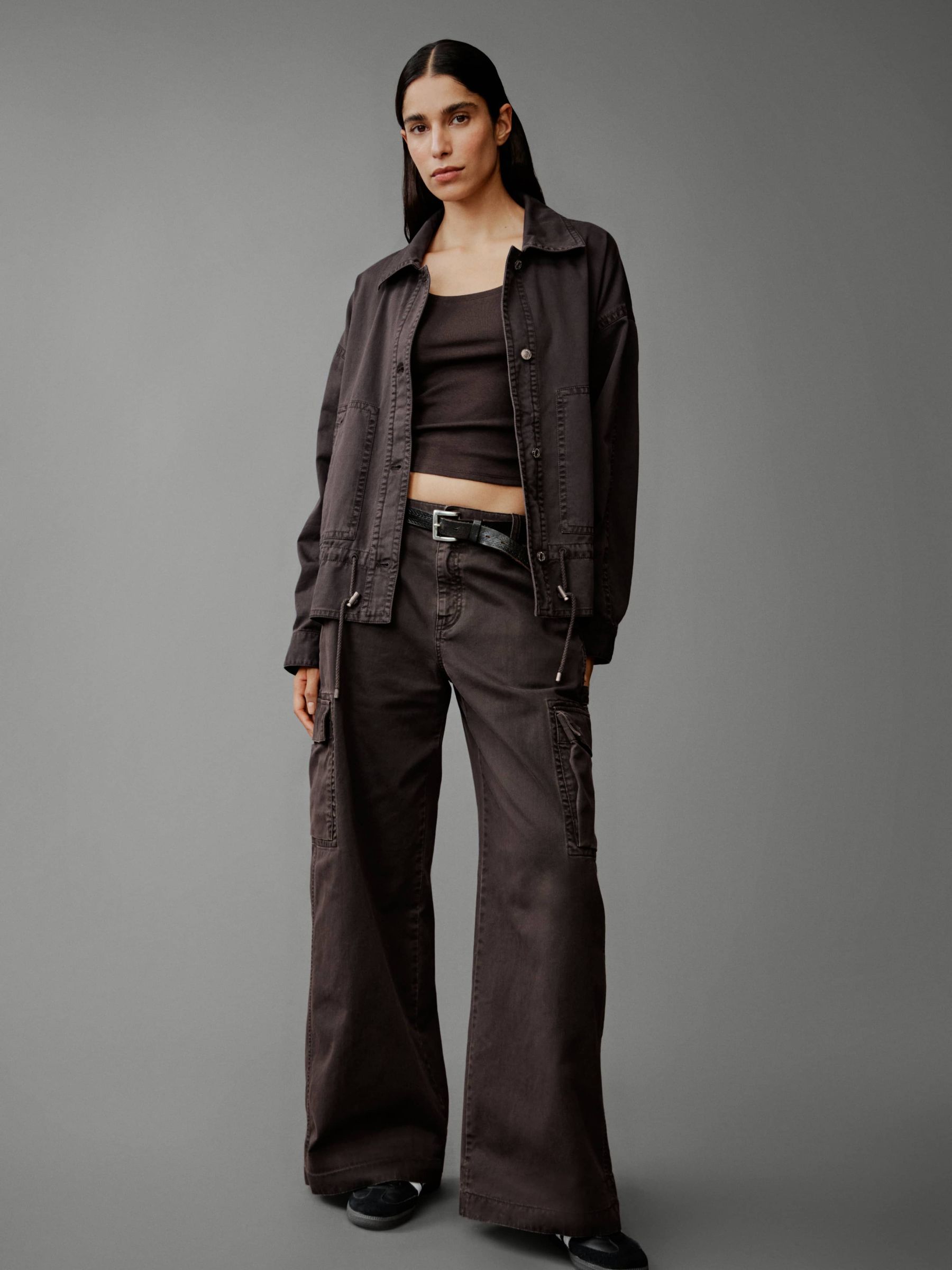 Brown Twill Utility Jacket - Image 6 of 8