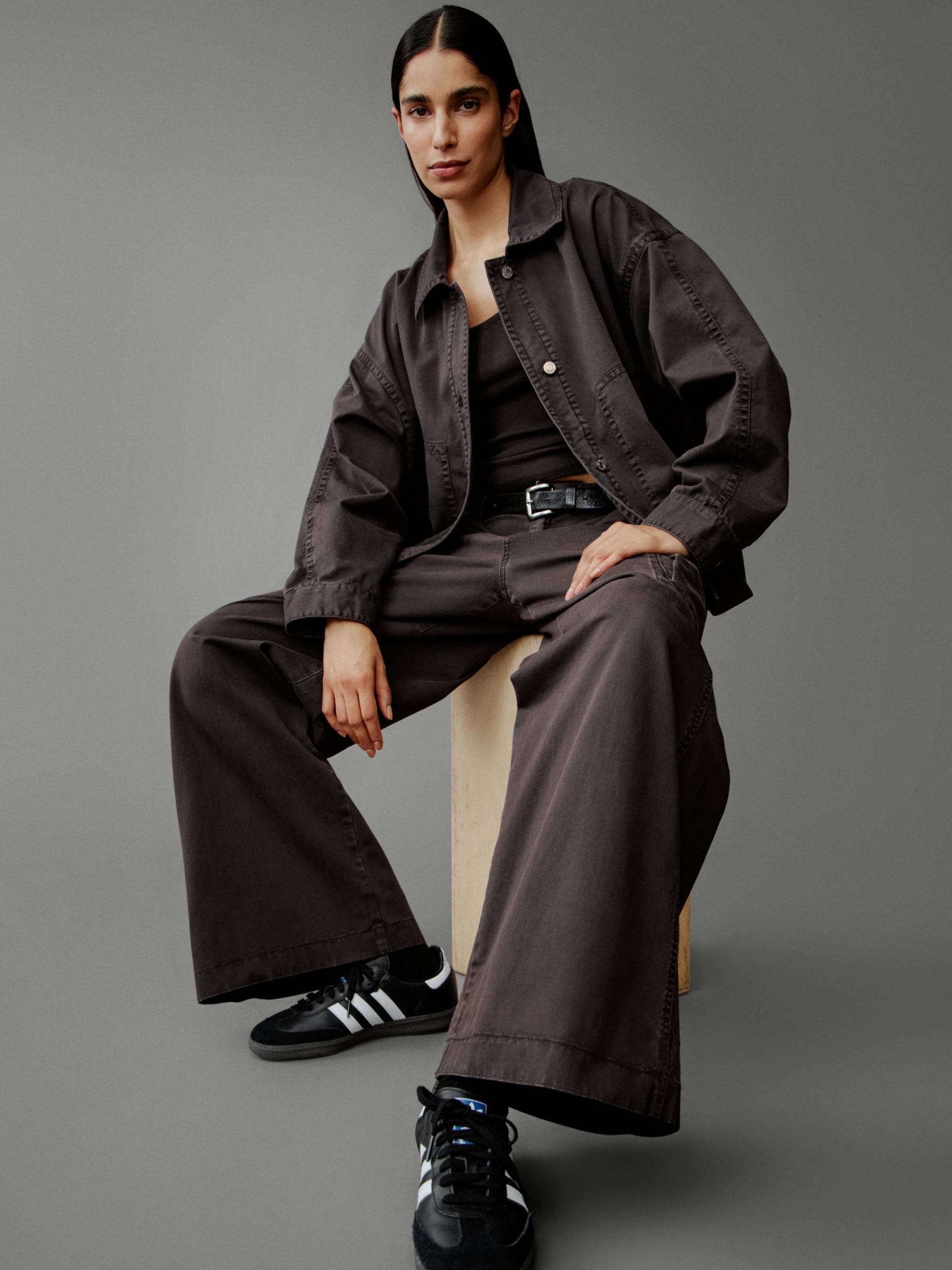 Brown Twill Utility Jacket - Image 7 of 8