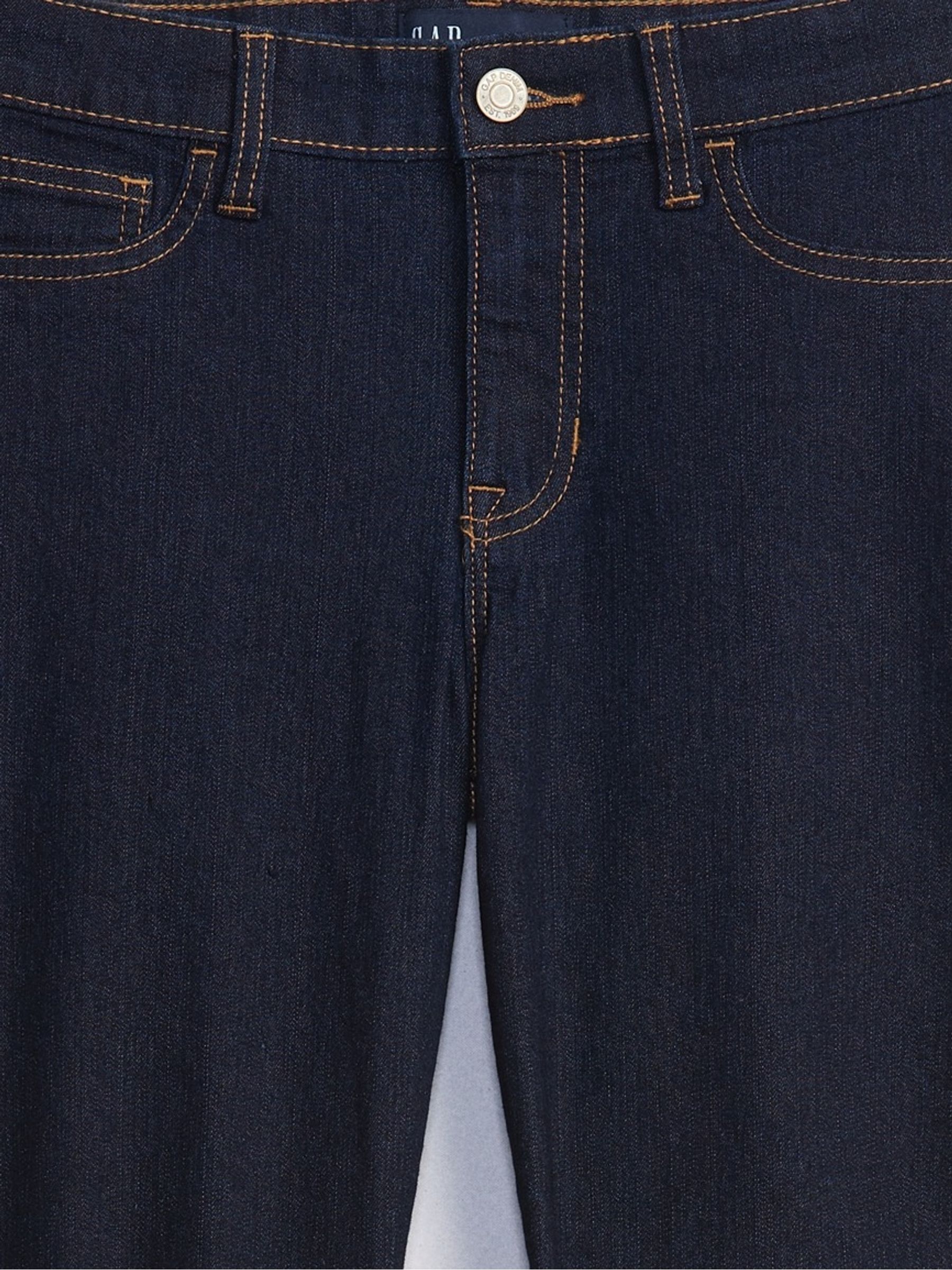 Dark Blue Mid Rise Ankle Length Favourite Jeggings - Image 4 of 5