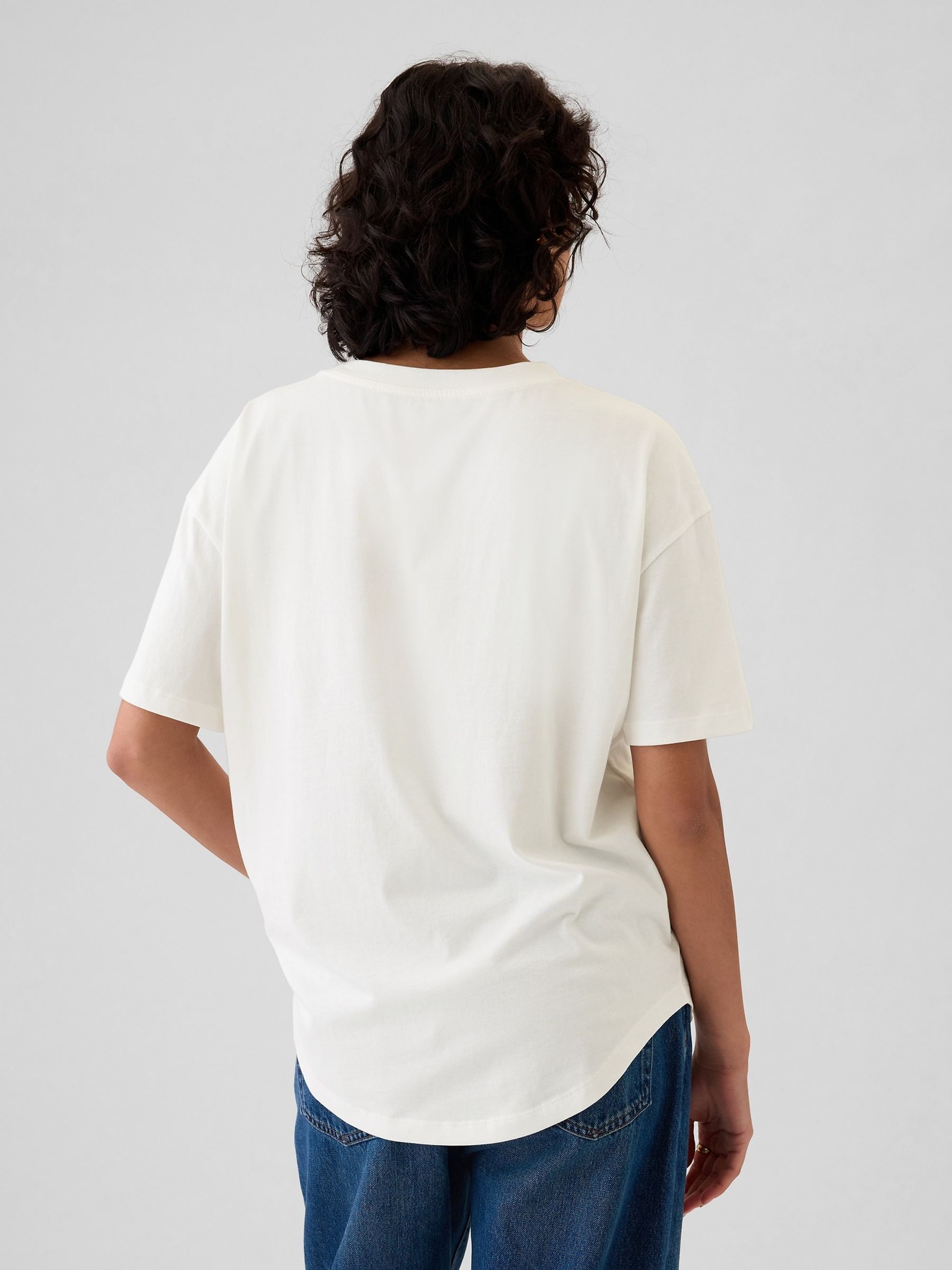 White Cotton Logo Short Sleeve Sport T-Shirt - Image 2 of 5