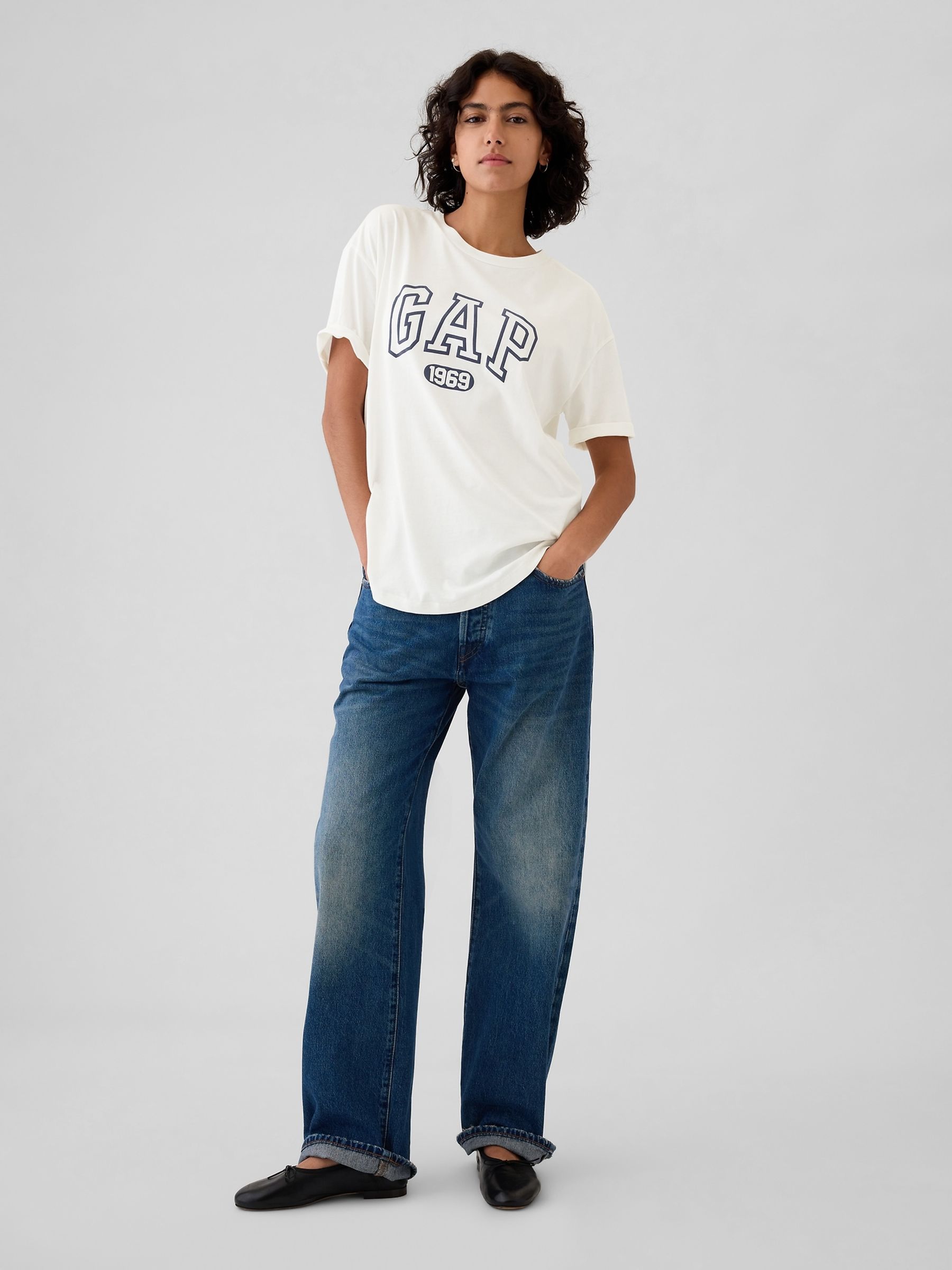 White Cotton Logo Short Sleeve Sport T-Shirt - Image 3 of 5