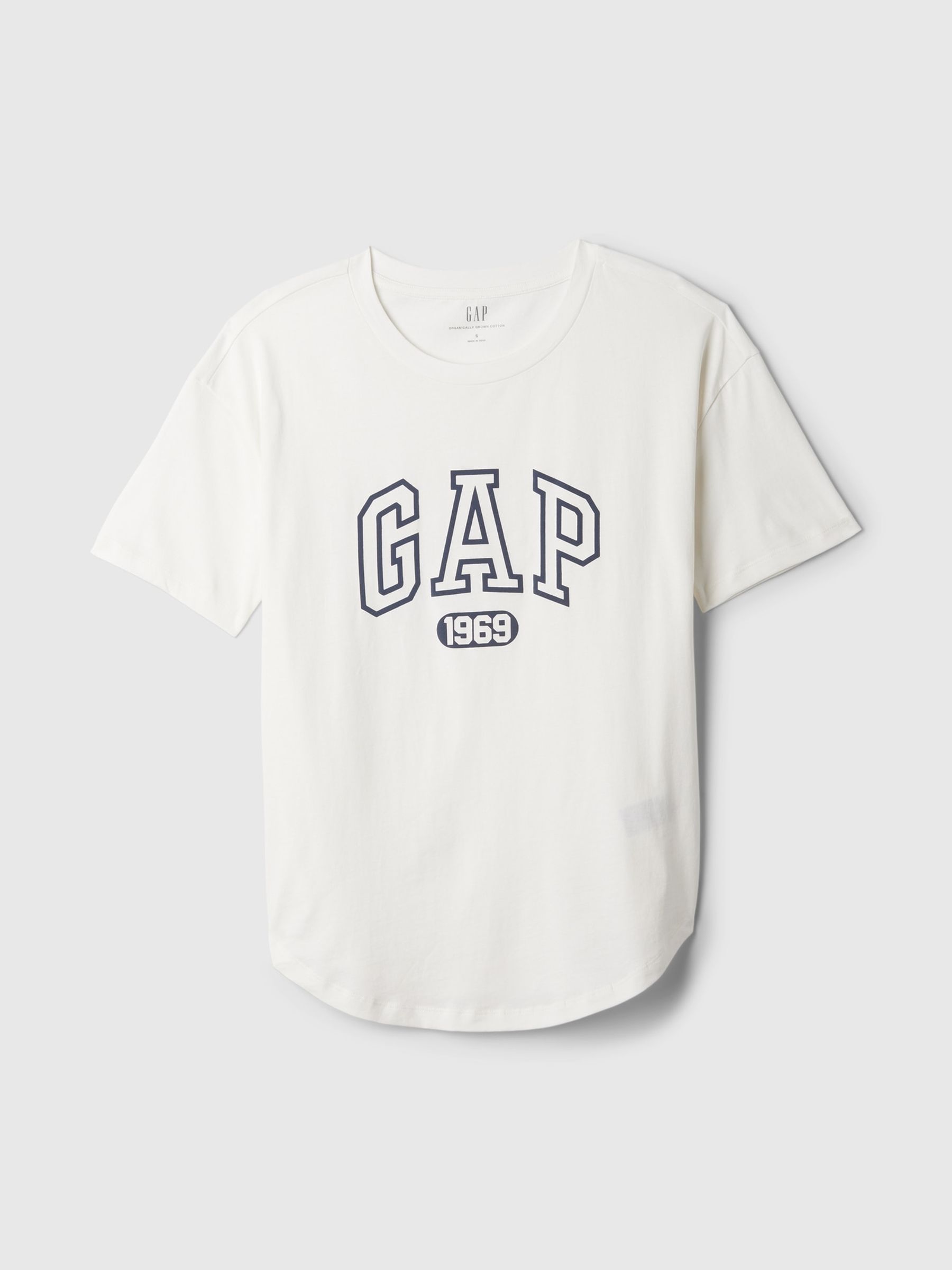 White Cotton Logo Short Sleeve Sport T-Shirt - Image 5 of 5