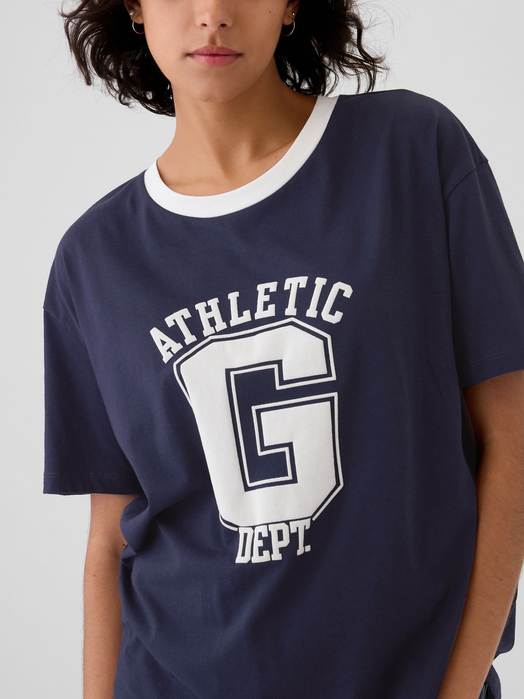 Blue Cotton Logo Short Sleeve Sport T-Shirt - Image 2 of 3