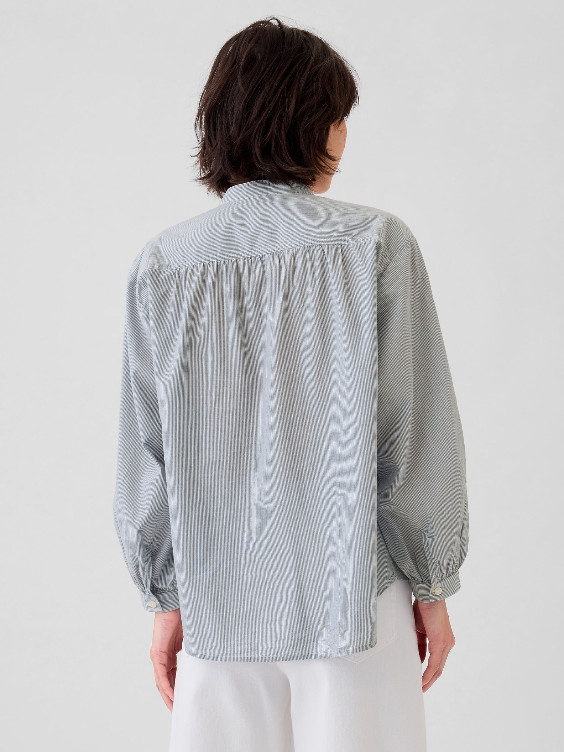 Blue Relaxed Long Sleeve Shirt - Image 2 of 5