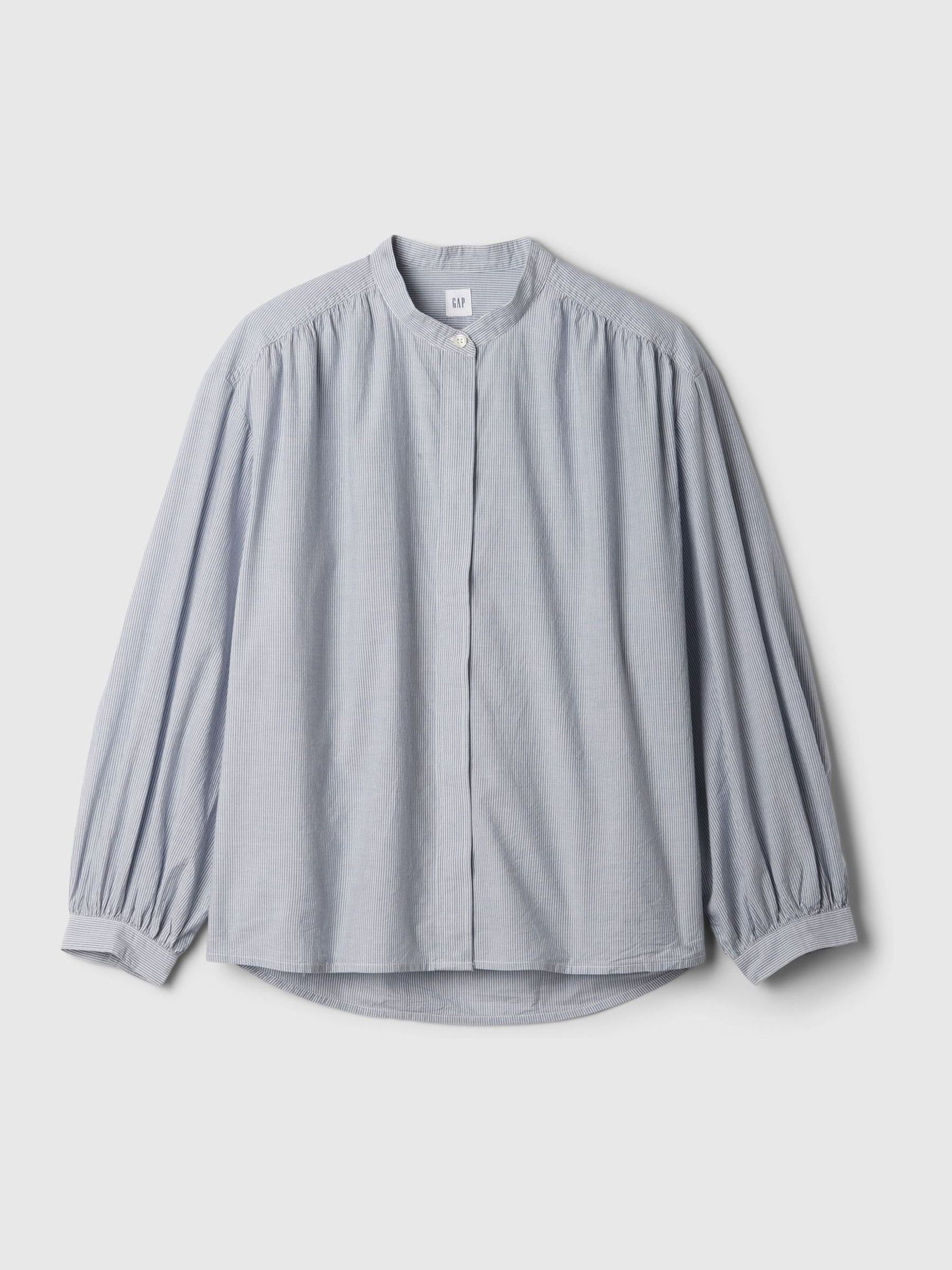Blue Relaxed Long Sleeve Shirt - Image 4 of 5