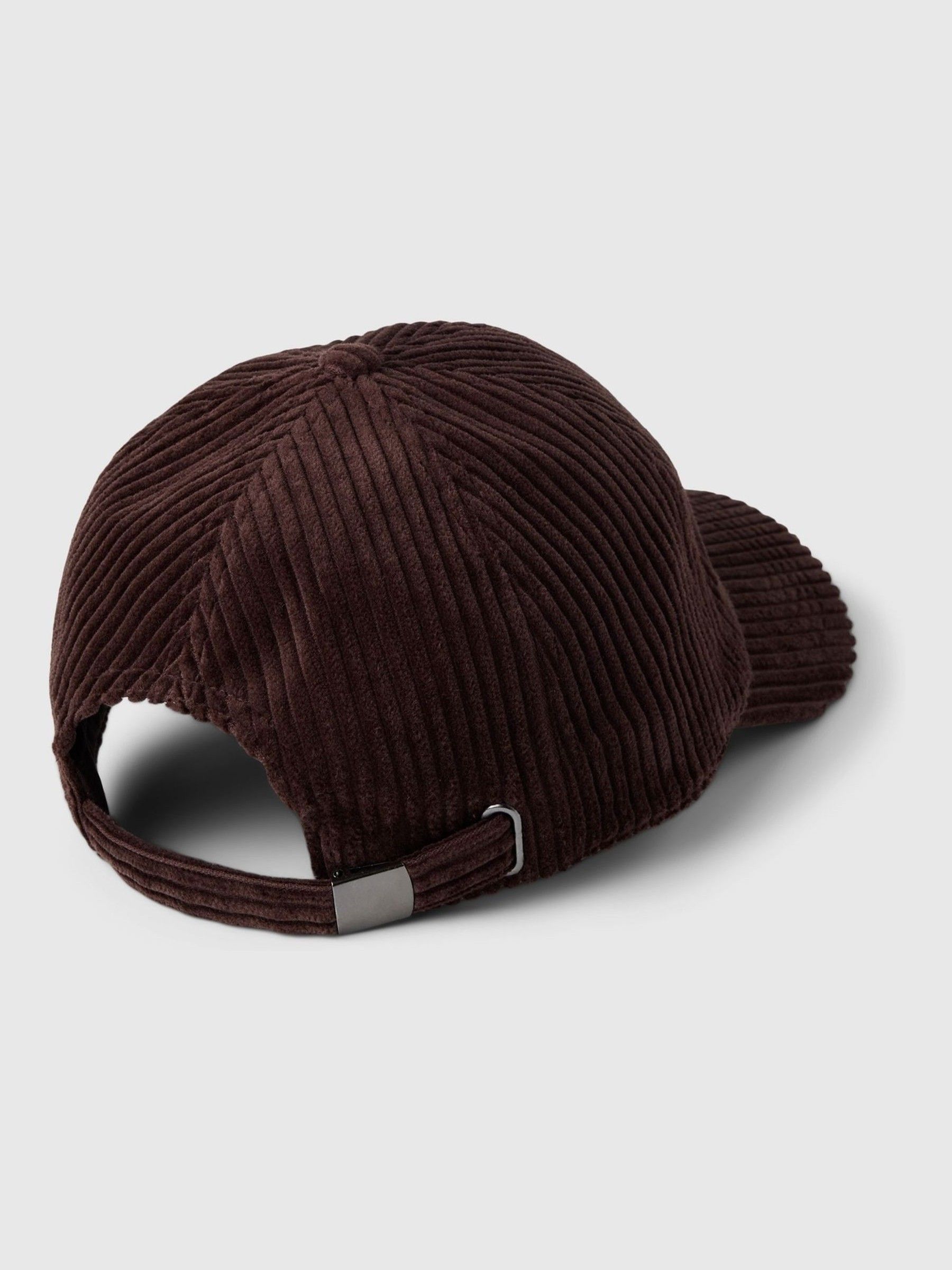 Brown Adults Corduroy Baseball Hat - Image 2 of 2