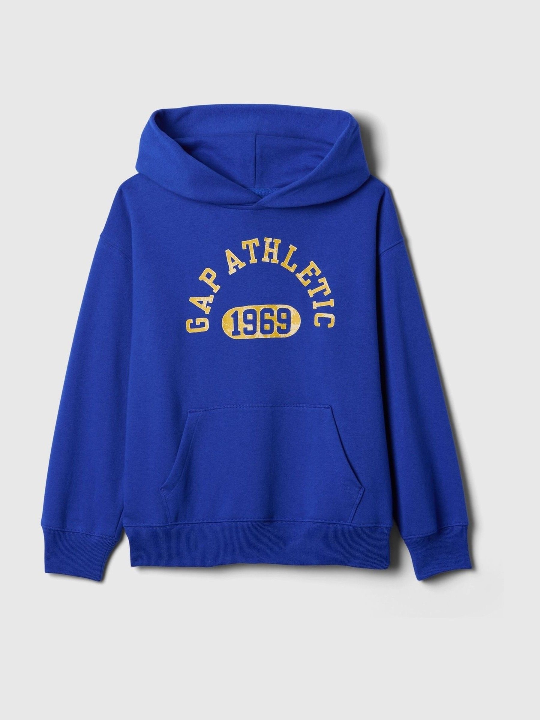 Blue Athletic Logo Hoodie (4-13yrs) - Image 4 of 5