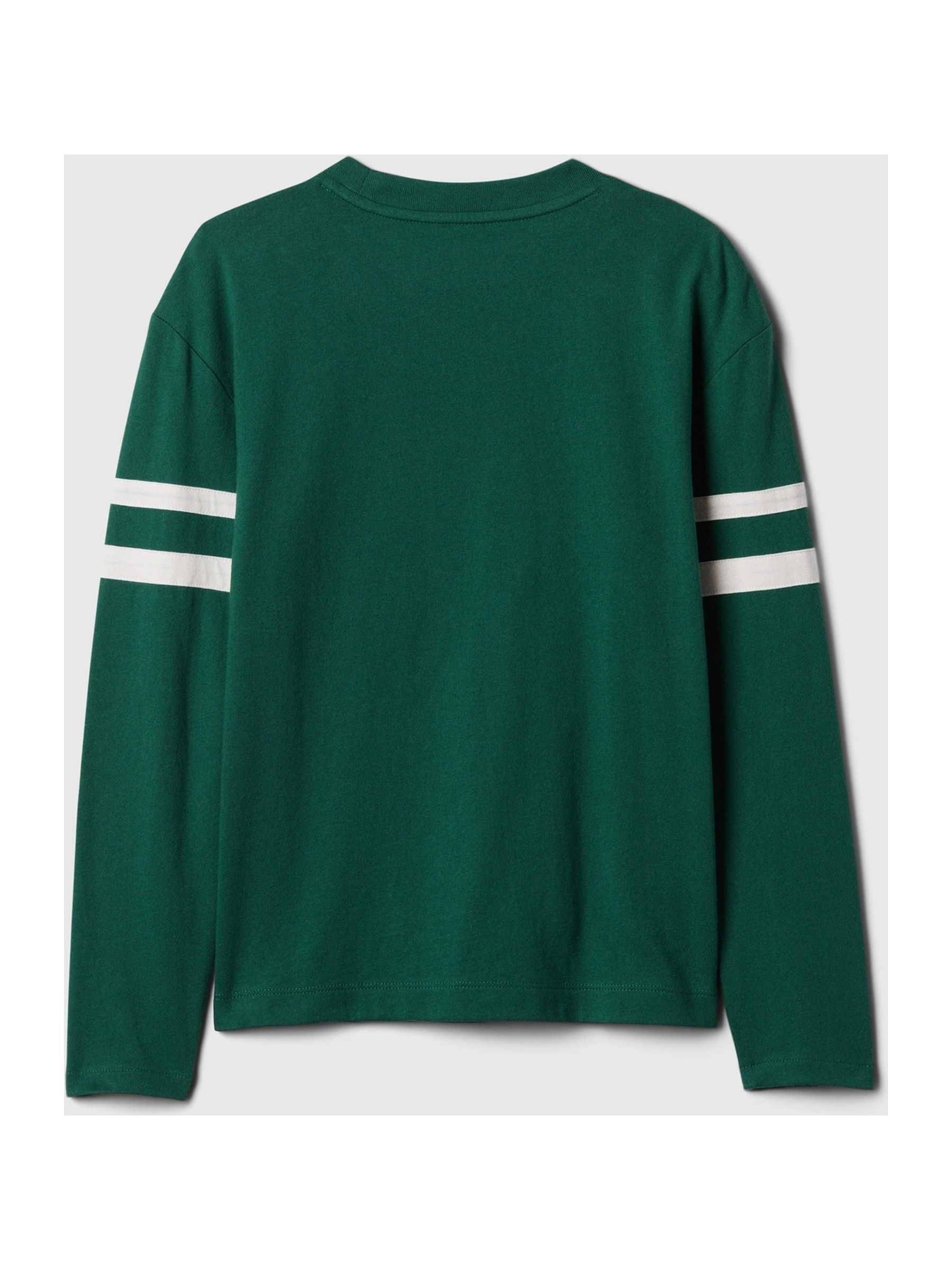 Green Athletic Graphic Crew Neck Long Sleeve T-Shirt (4-13yrs) - Image 2 of 3