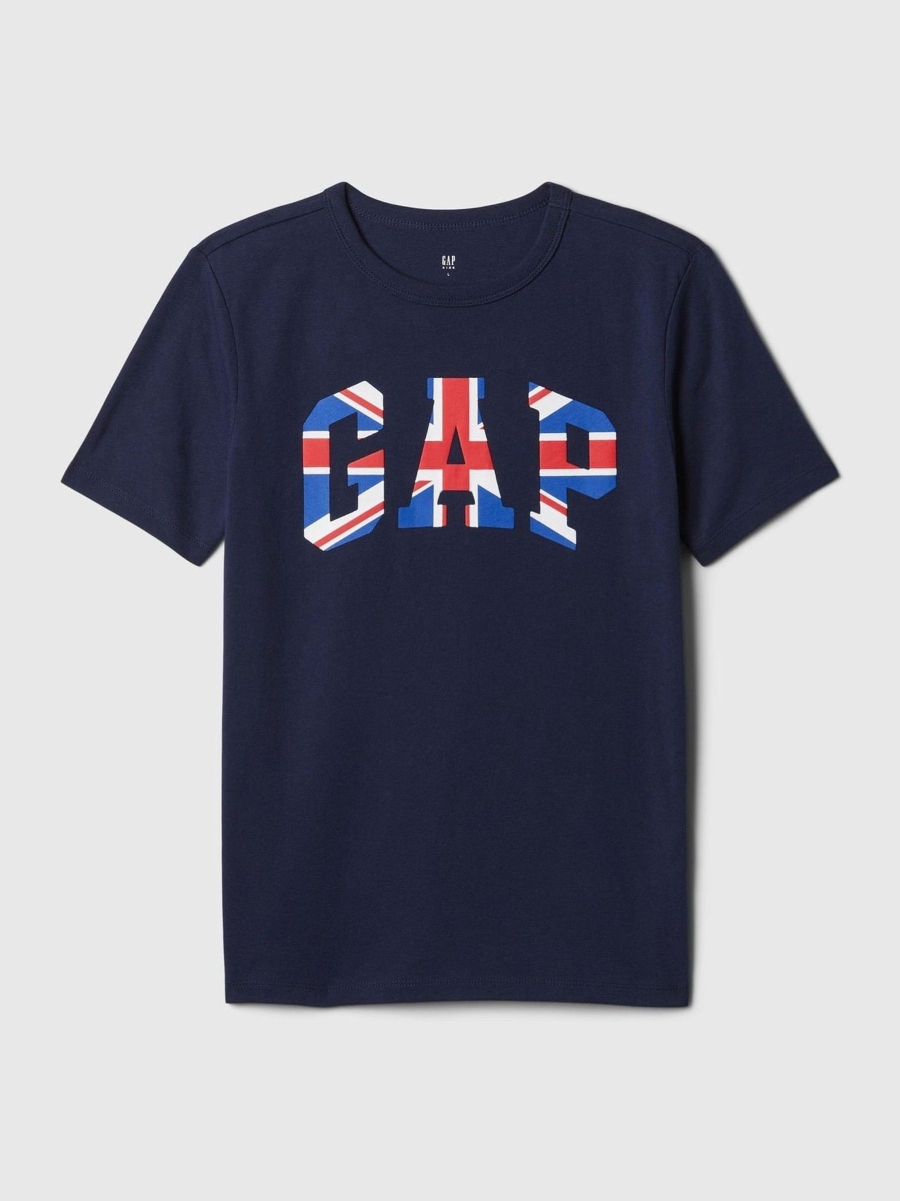 Blue Logo Graphic Short Sleeve Crew Neck T-Shirt (4-13yrs) - Image 1 of 3
