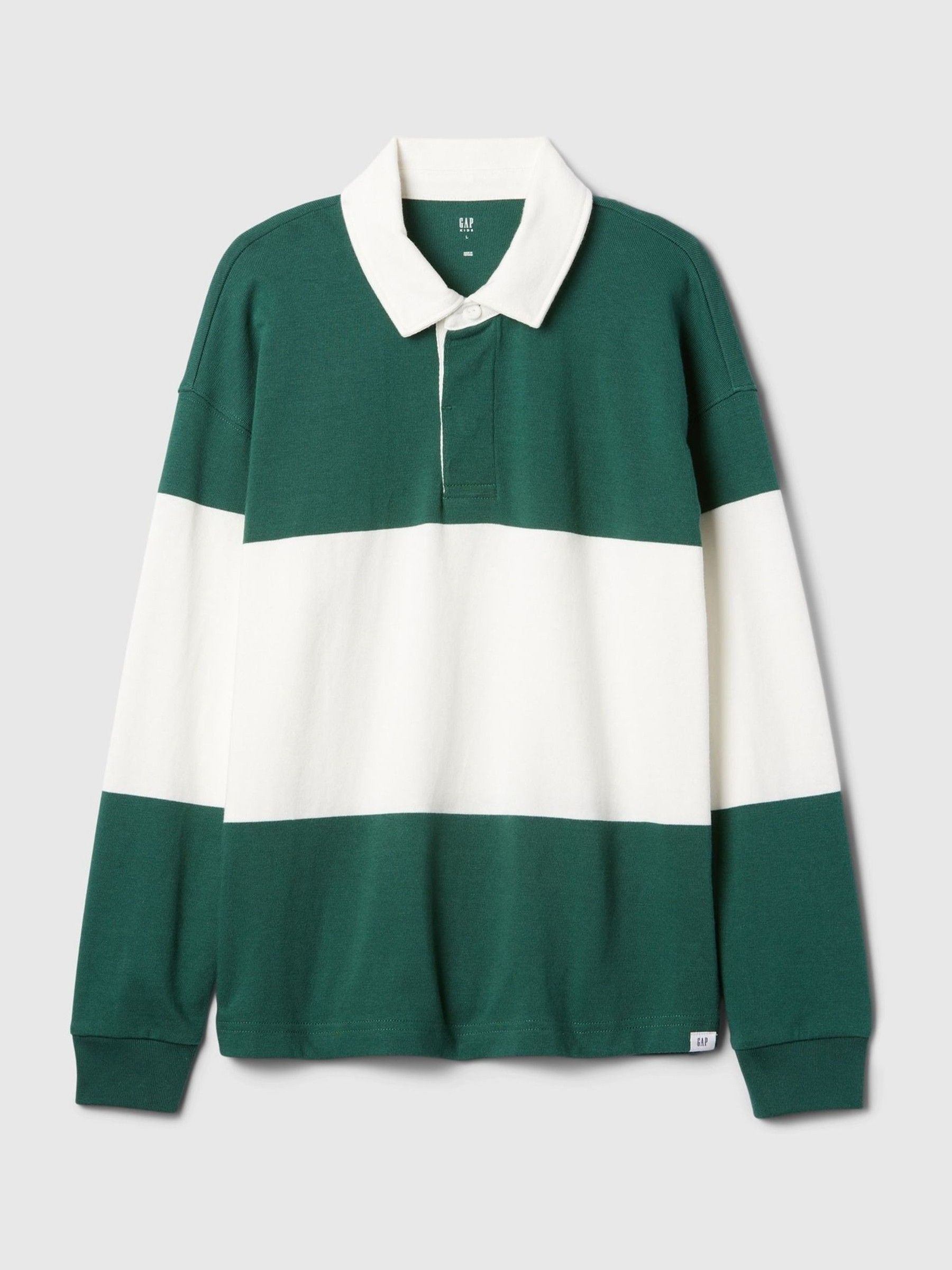 Green/White Rugby Shirt (4-13yrs) - Image 5 of 5