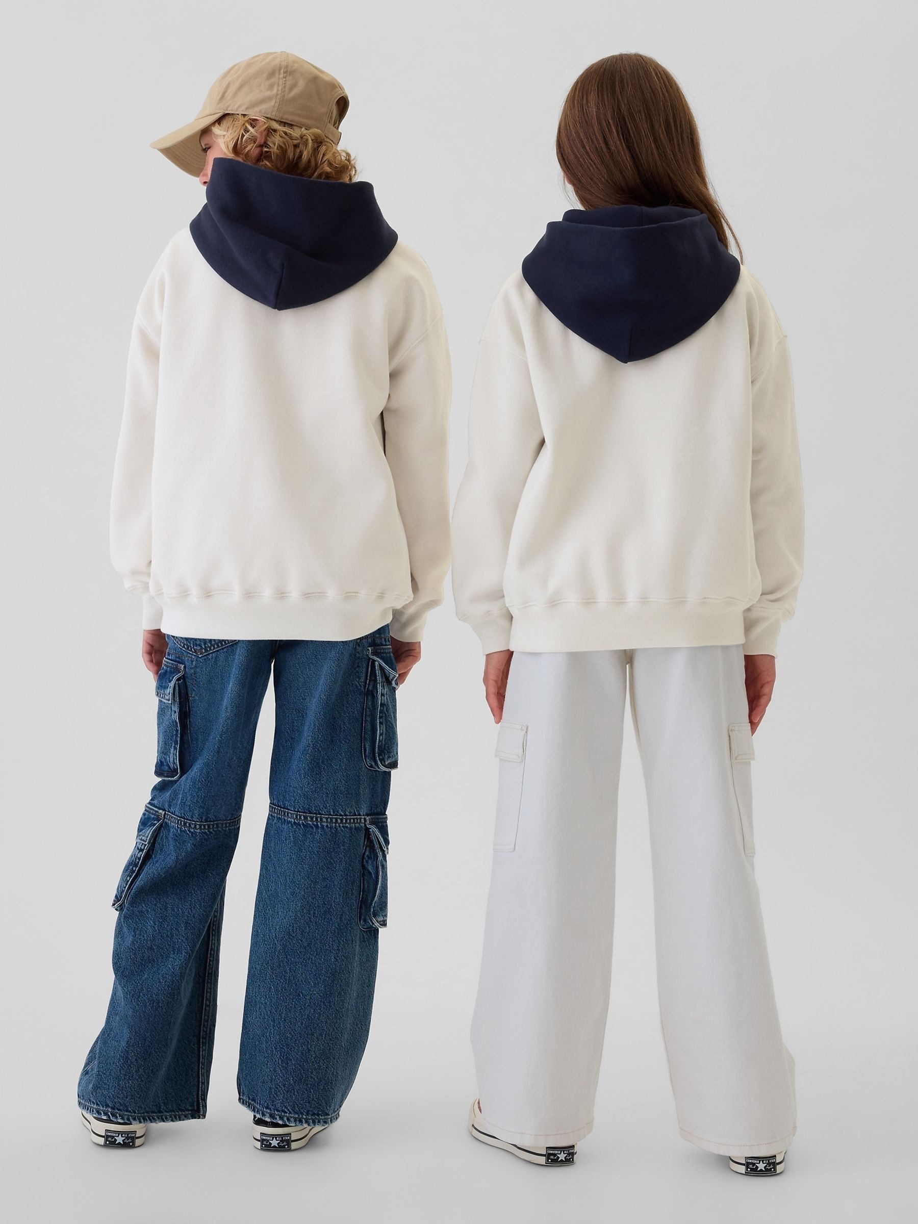 Cream Logo Varsity Hoodie (4-13yrs) - Image 2 of 6