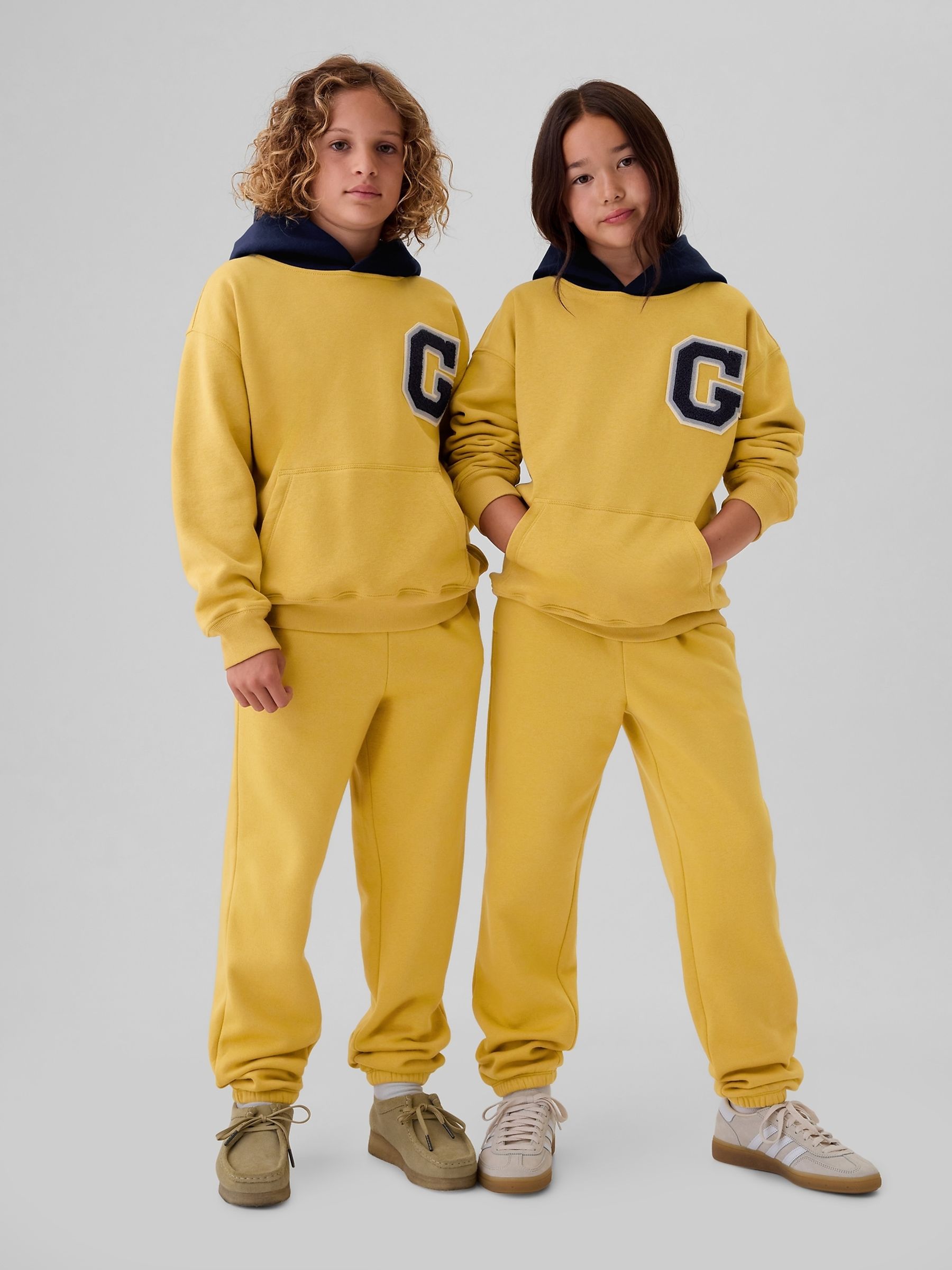 Yellow Athletic Logo Hoodie (4-13yrs) - Image 1 of 5