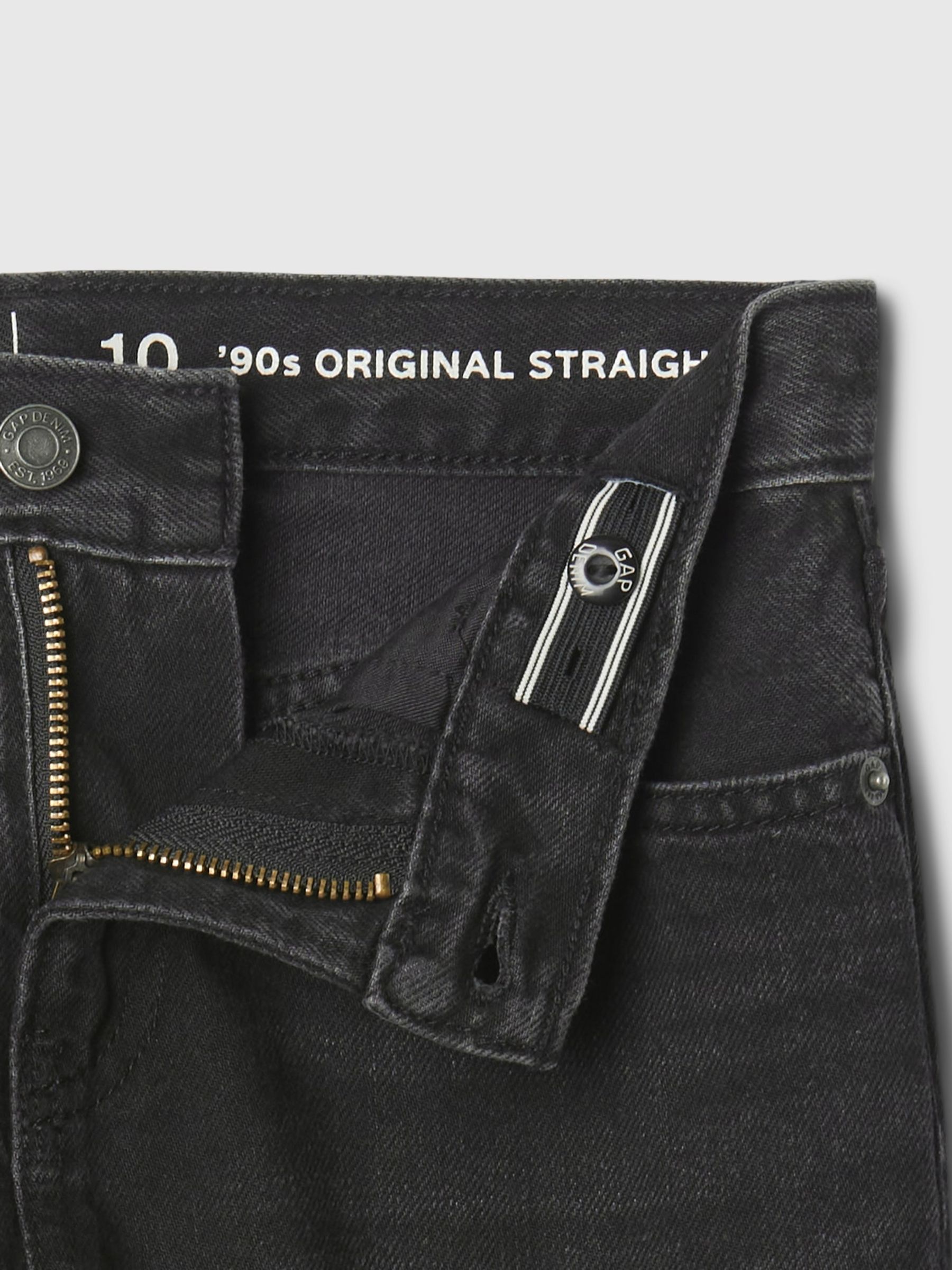 Black Original Straight Fit Pull On Jeans (5-13yrs) - Image 5 of 5