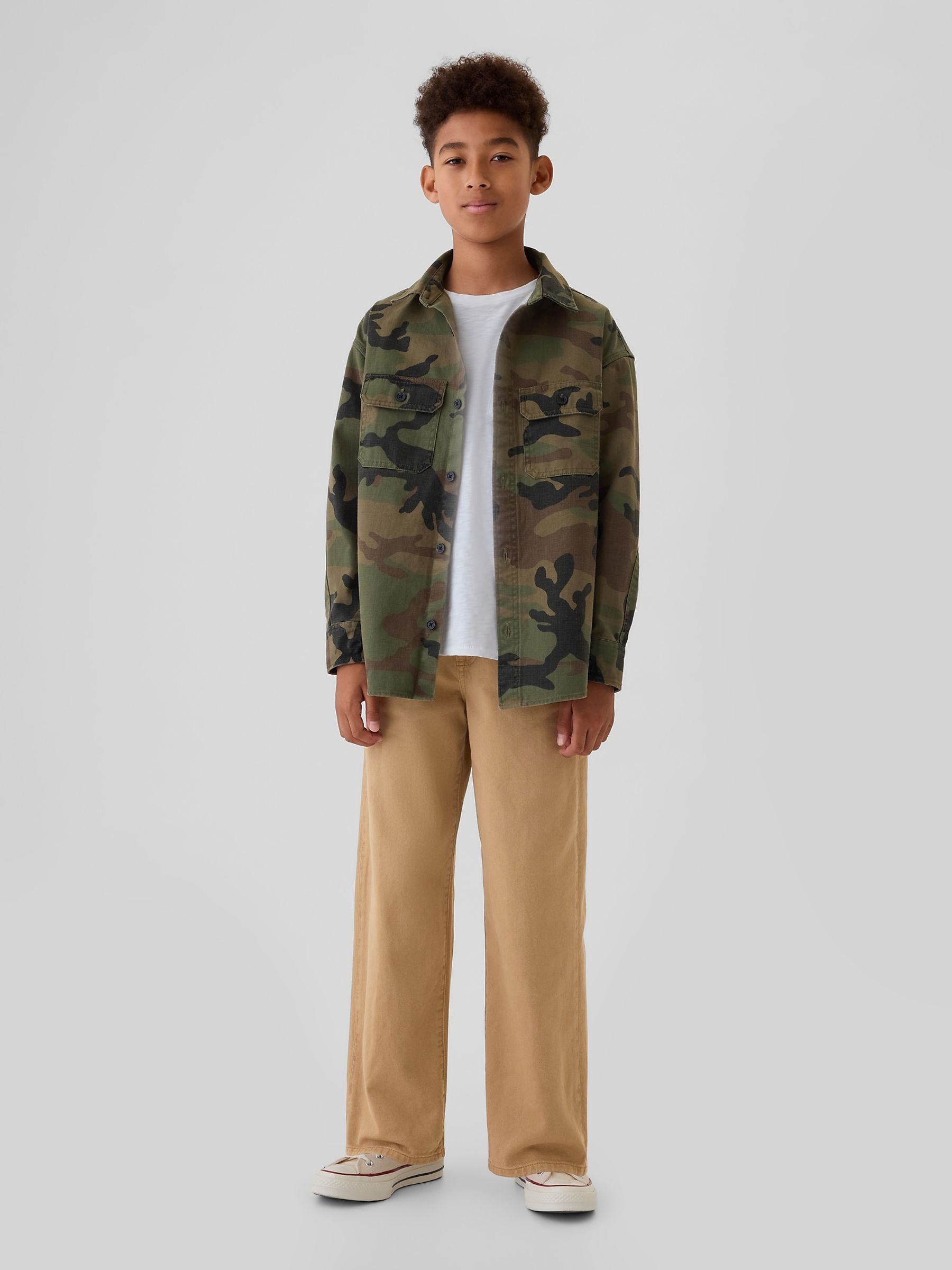 Brown Super Relaxed Baggy Jeans (5-13yrs) - Image 1 of 5